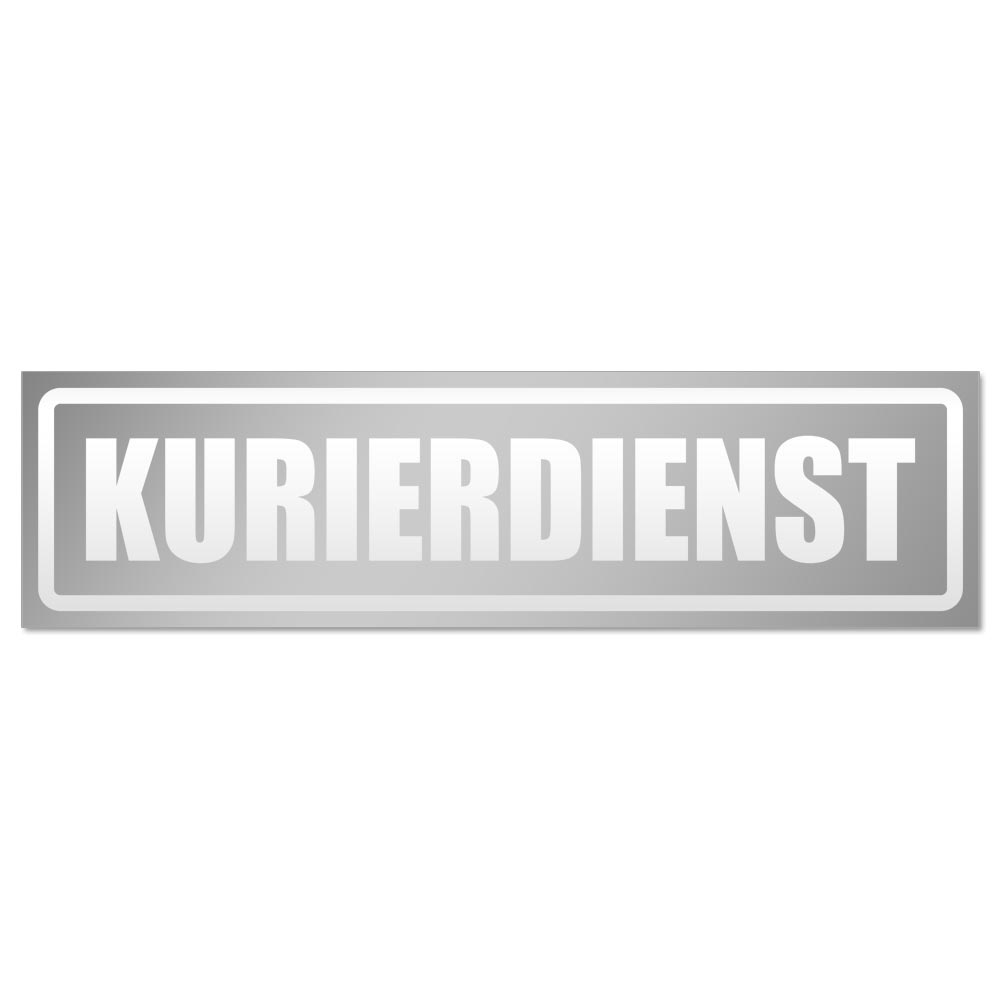 Kurierdienst invertiert Magnetschild Schild magnetisch - Picture 11 of 25