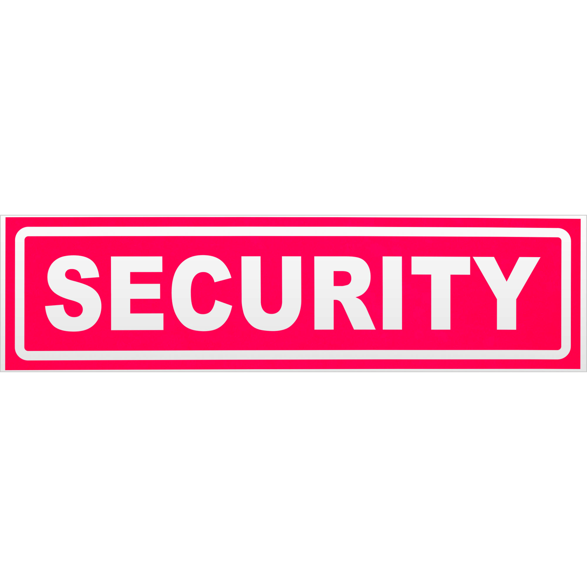 Security invertiert Magnetschild Schild magnetisch - Picture 17 of 25