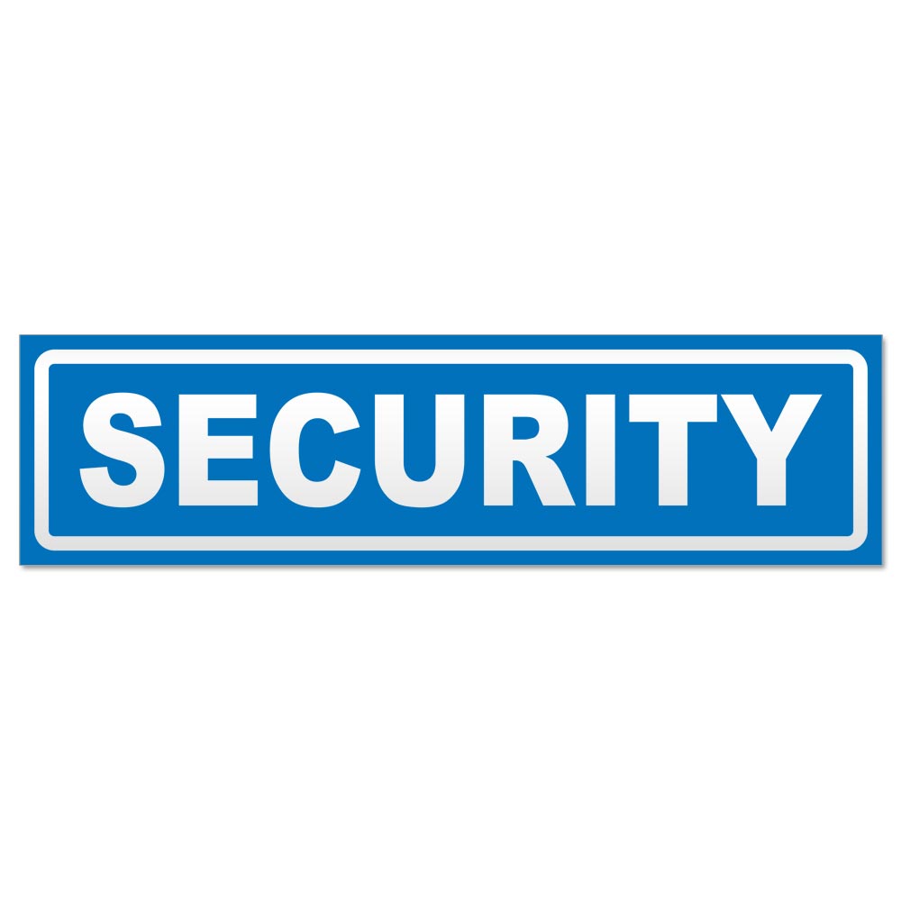 Security invertiert Magnetschild Schild magnetisch - Picture 5 of 25