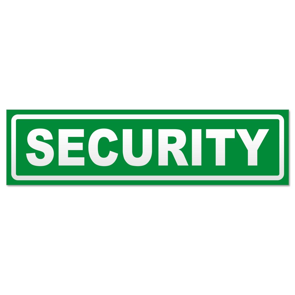 Security invertiert Magnetschild Schild magnetisch - Picture 11 of 25