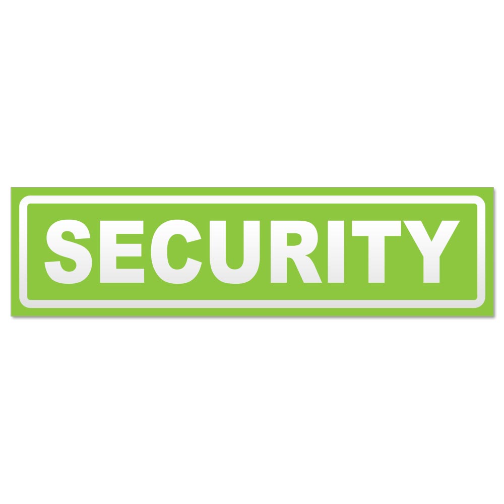 Security invertiert Magnetschild Schild magnetisch - Picture 13 of 25