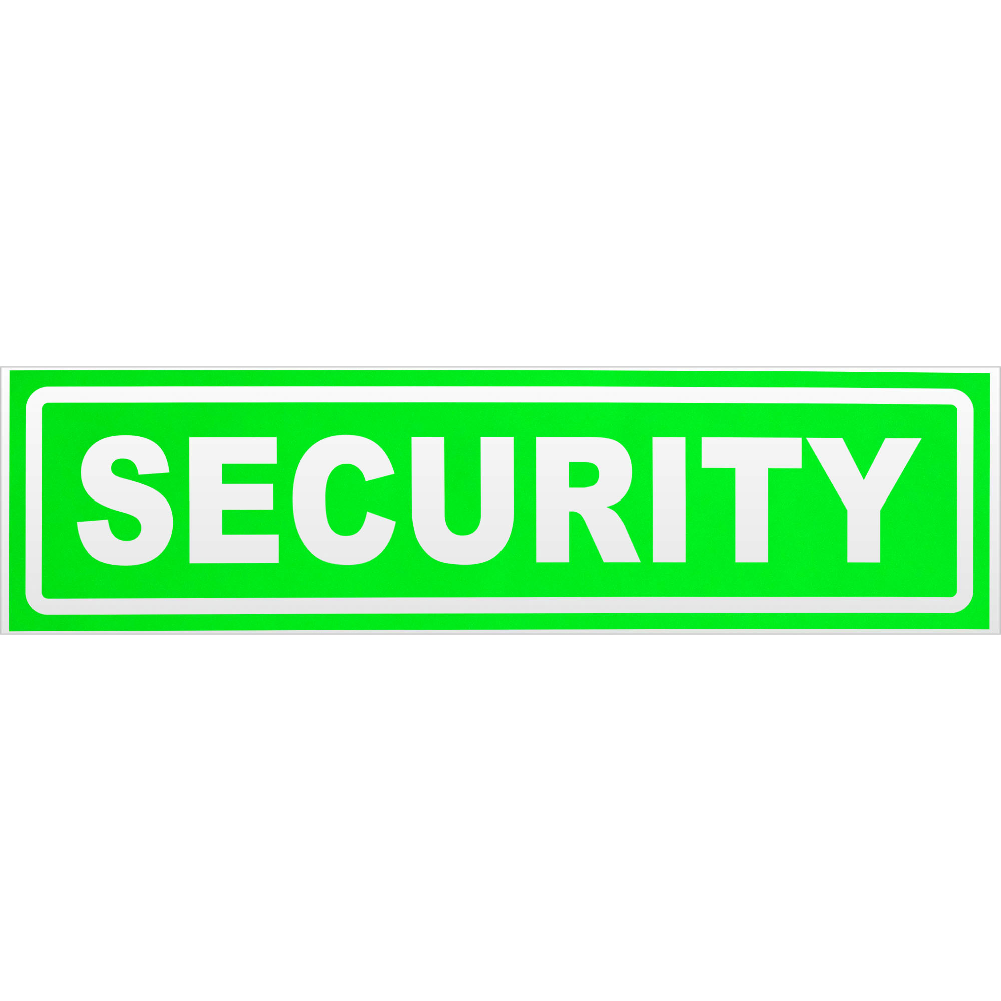 Security invertiert Magnetschild Schild magnetisch - Picture 15 of 25