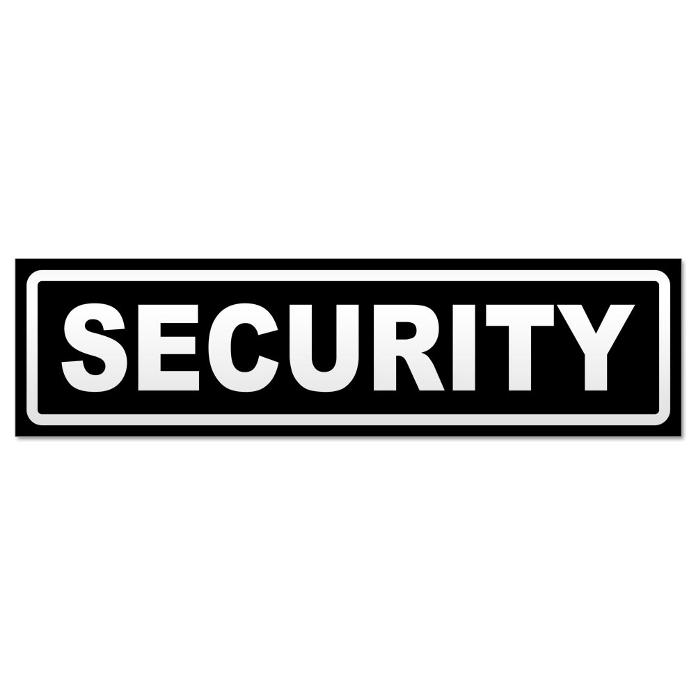 Security invertiert Magnetschild Schild magnetisch - Picture 22 of 25