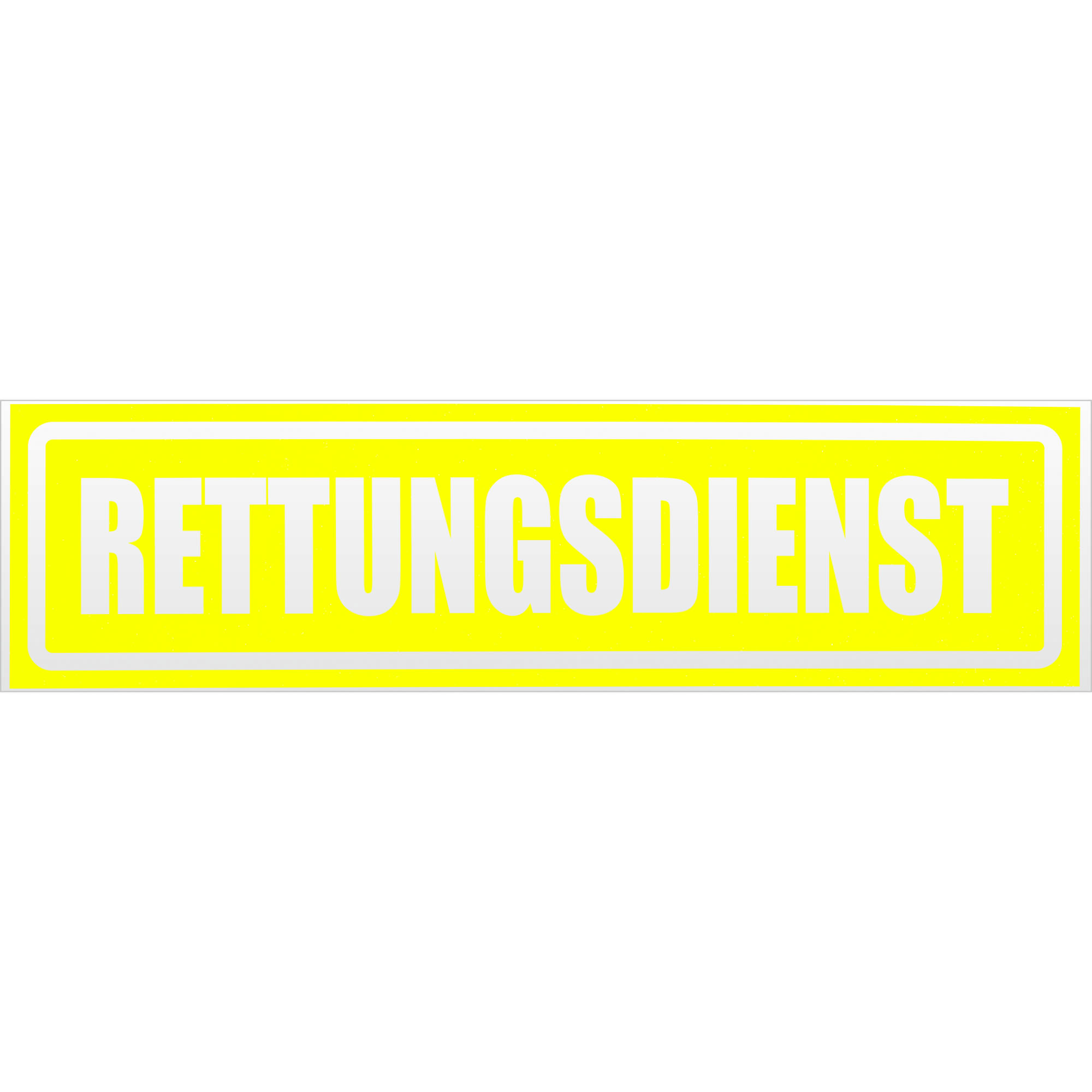 Rettungsdienst invertiert Magnetschild Schild magnetisch - Picture 16 of 25