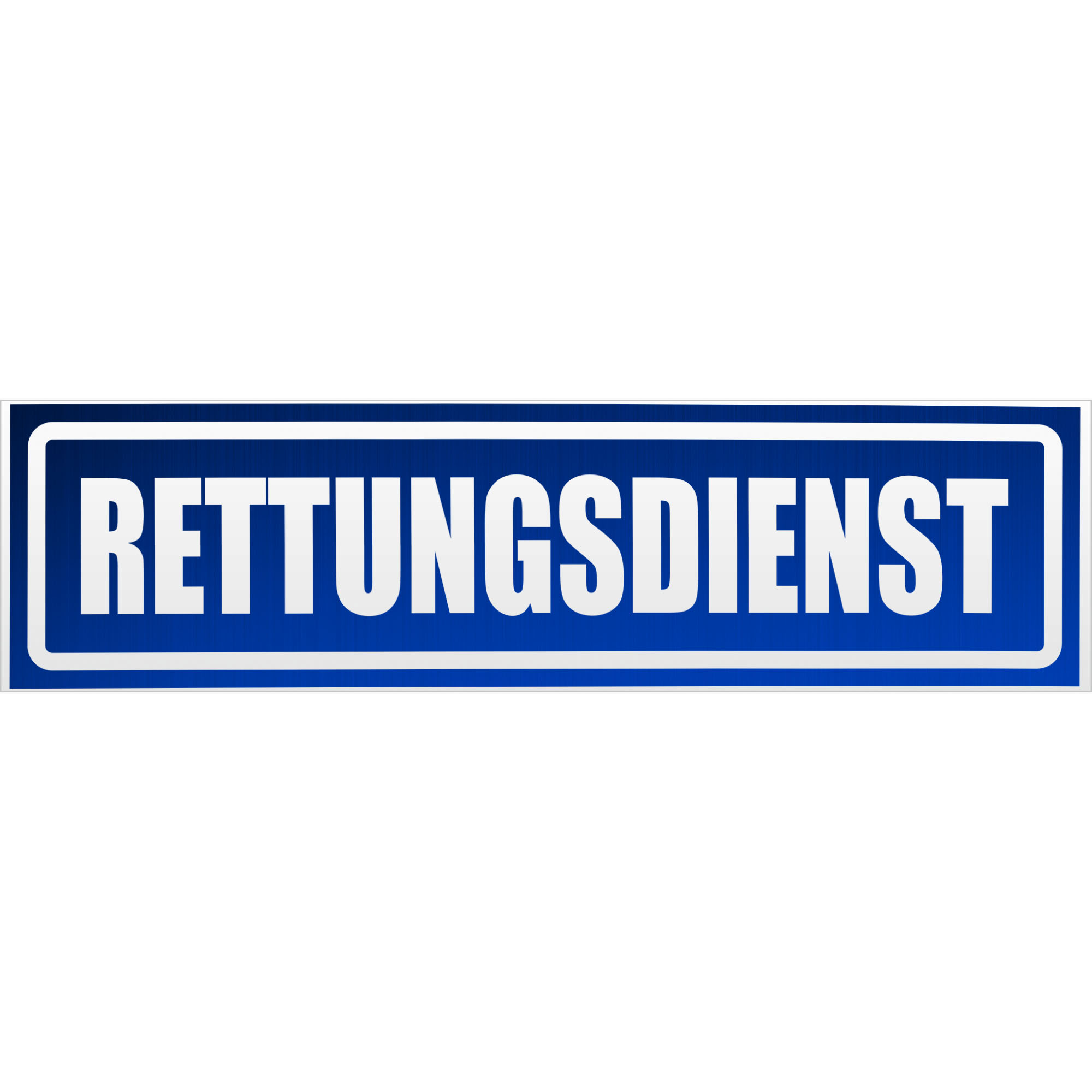 Rettungsdienst invertiert Magnetschild Schild magnetisch - Picture 24 of 25