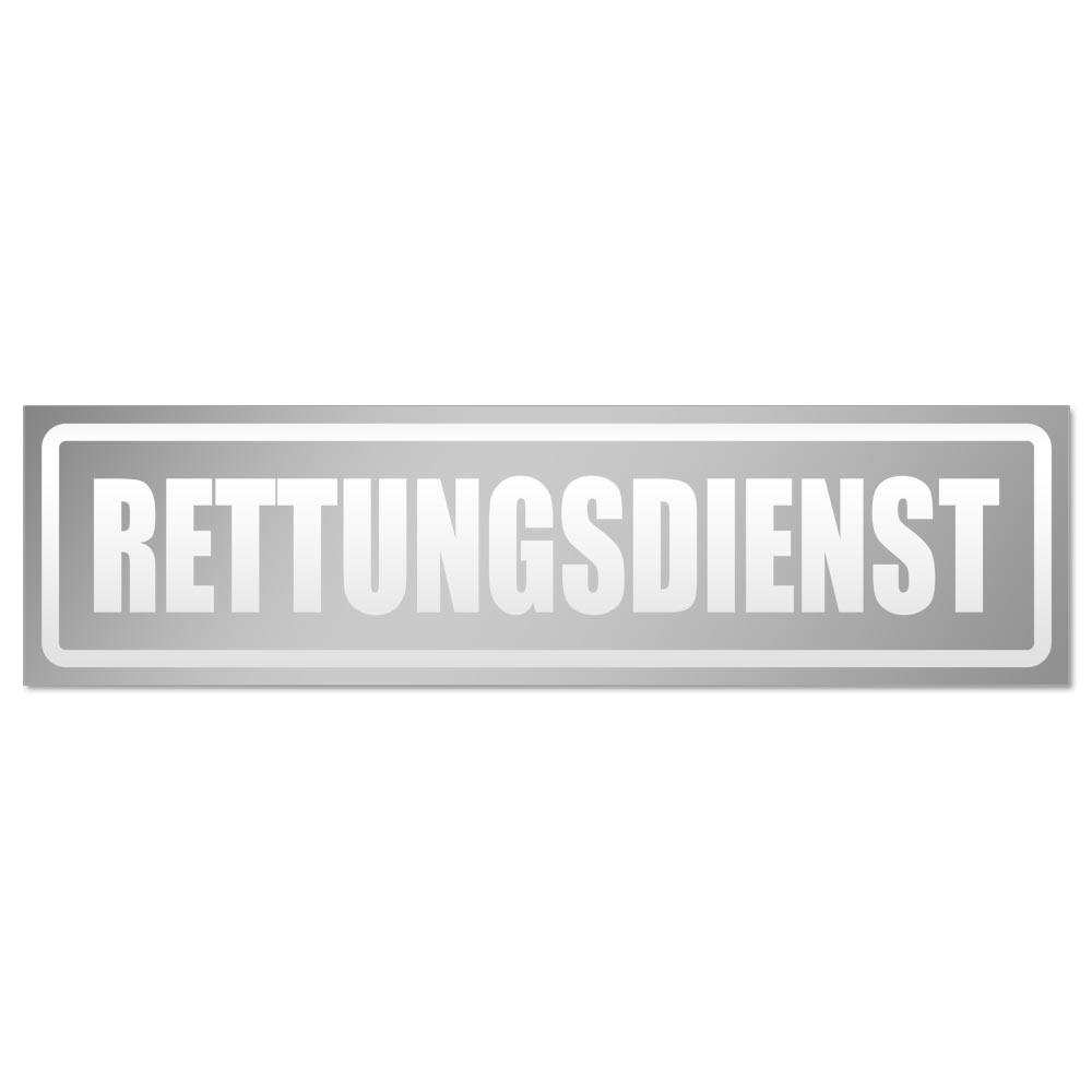 Rettungsdienst invertiert Magnetschild Schild magnetisch - Picture 11 of 25