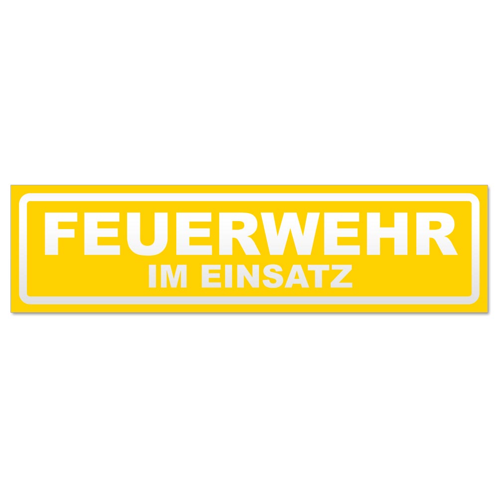 Feuerwehr im Einsatz invertiert Magnetschild Schild magnetisch - Picture 5 of 25