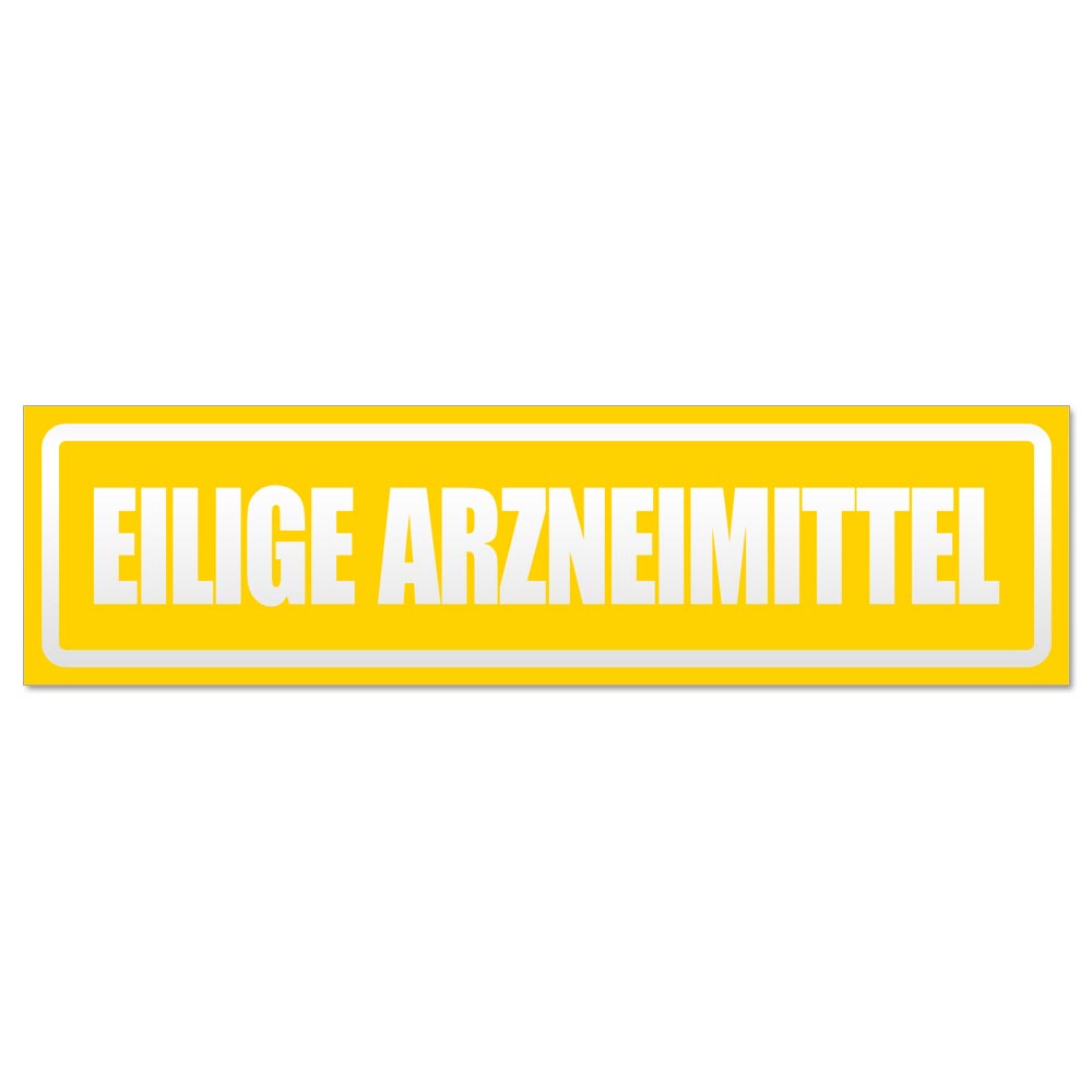 Eilige Arzneimittel invertiert Magnetschild Schild magnetisch - Picture 5 of 25