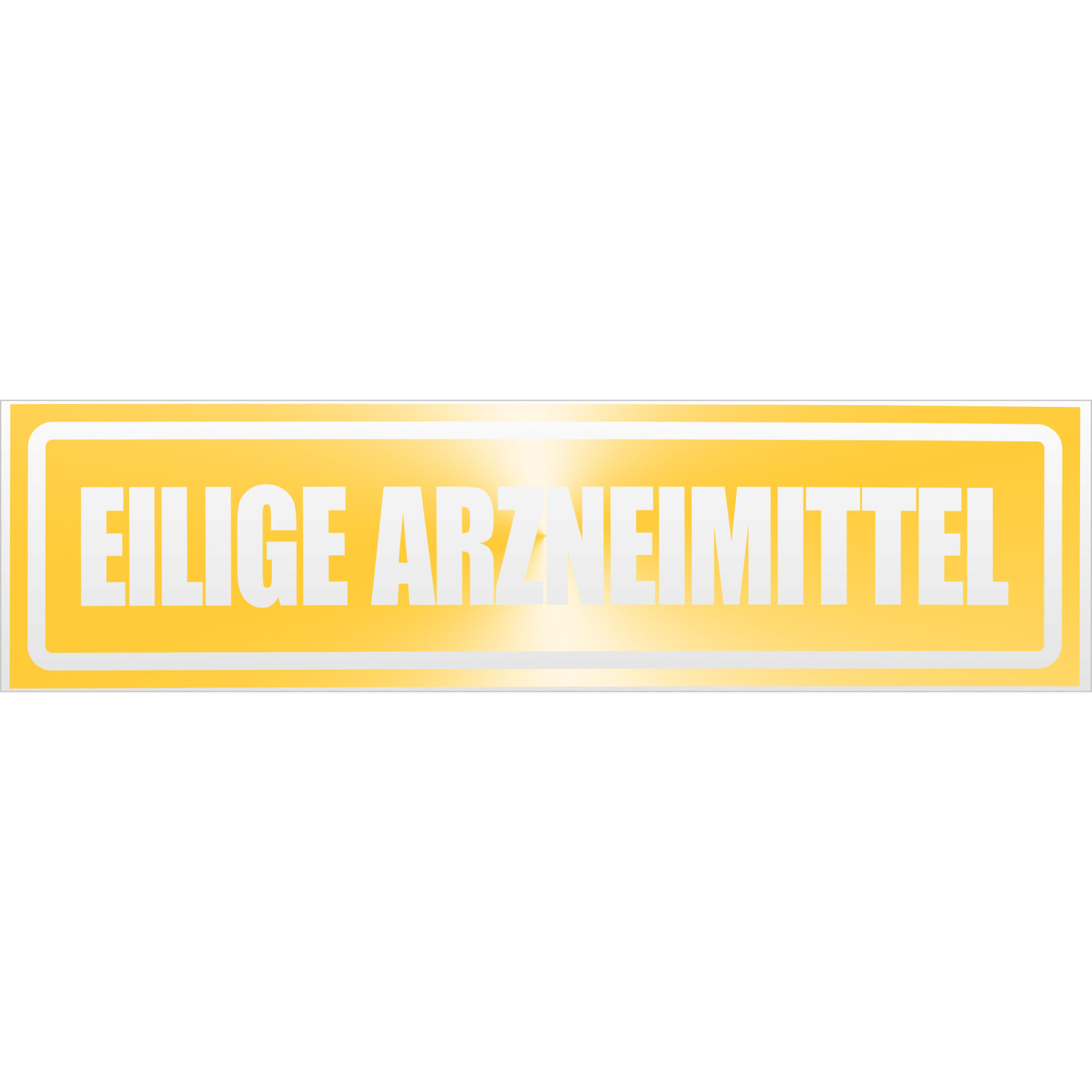 Eilige Arzneimittel invertiert Magnetschild Schild magnetisch - Picture 21 of 25