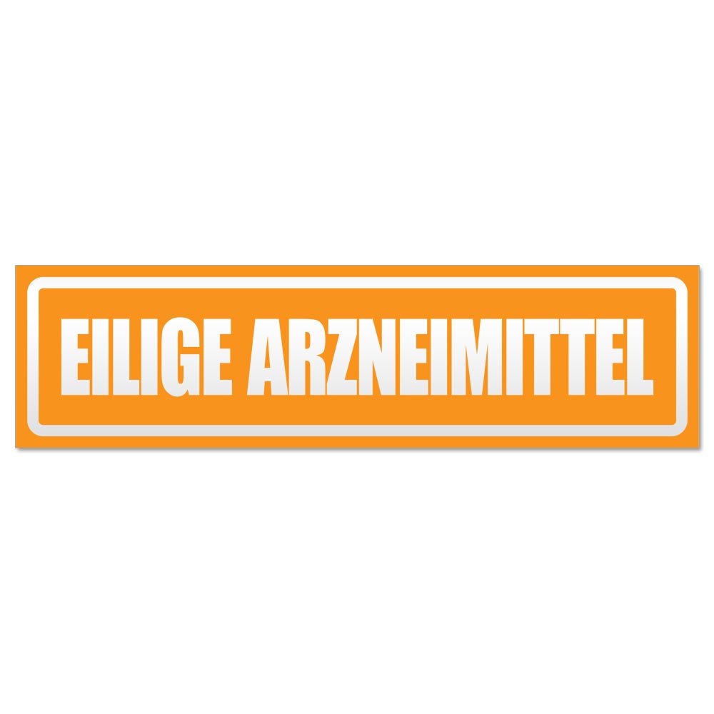 Eilige Arzneimittel invertiert Magnetschild Schild magnetisch - Picture 14 of 25