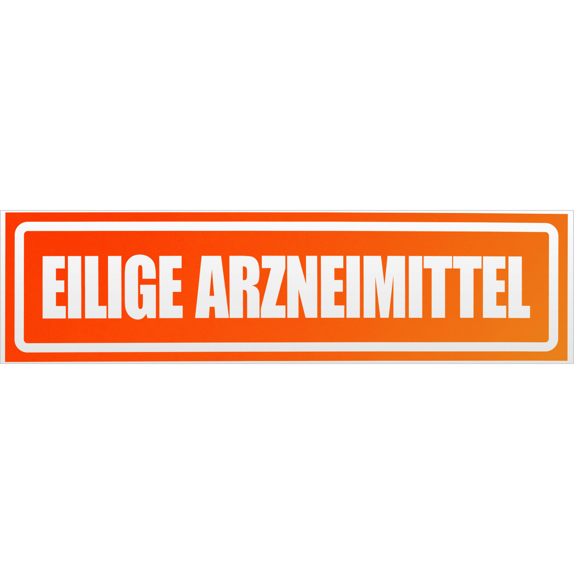 Eilige Arzneimittel invertiert Magnetschild Schild magnetisch - Picture 17 of 25