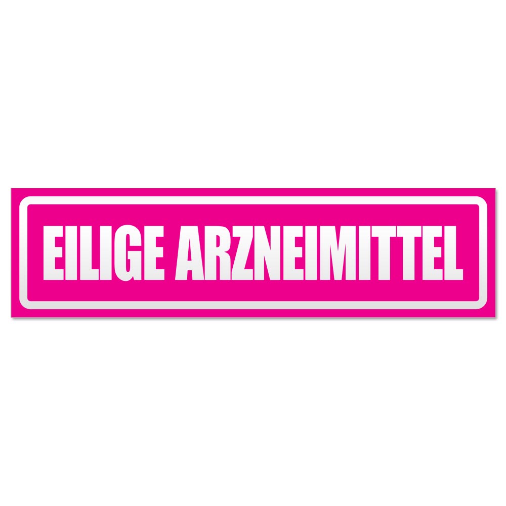 Eilige Arzneimittel invertiert Magnetschild Schild magnetisch - Picture 13 of 25