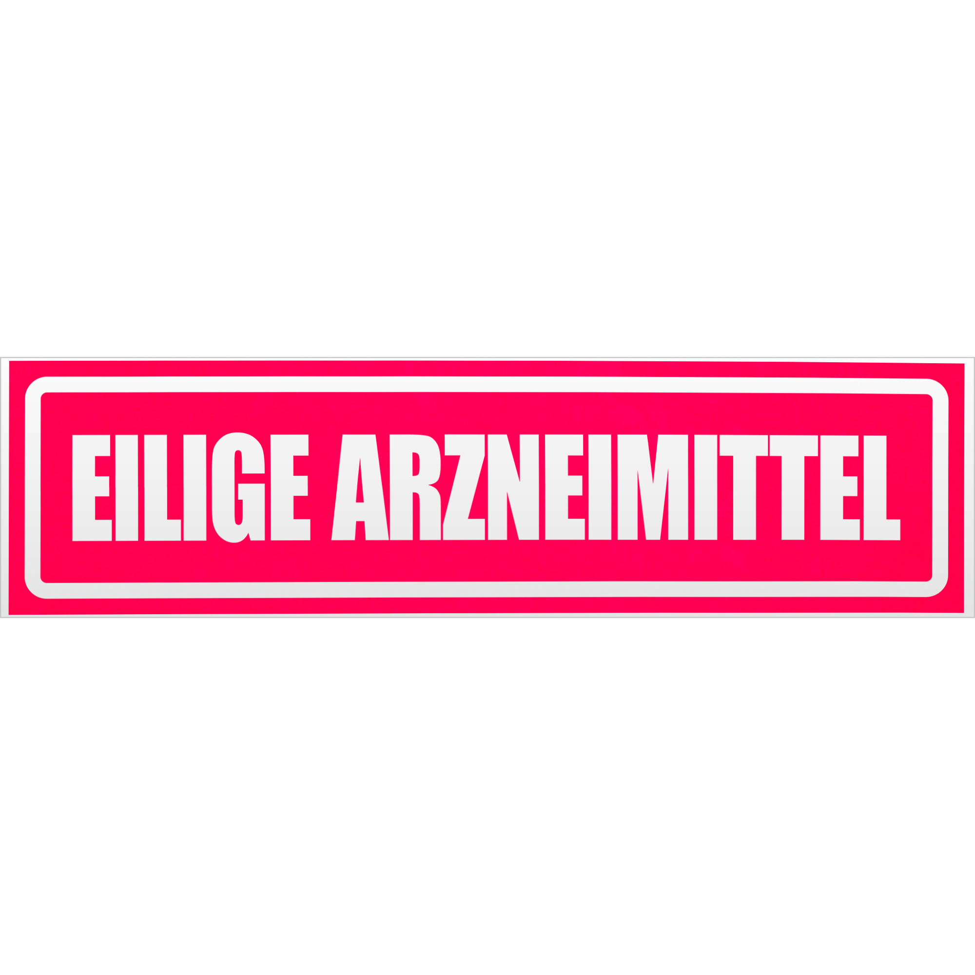 Eilige Arzneimittel invertiert Magnetschild Schild magnetisch - Picture 18 of 25