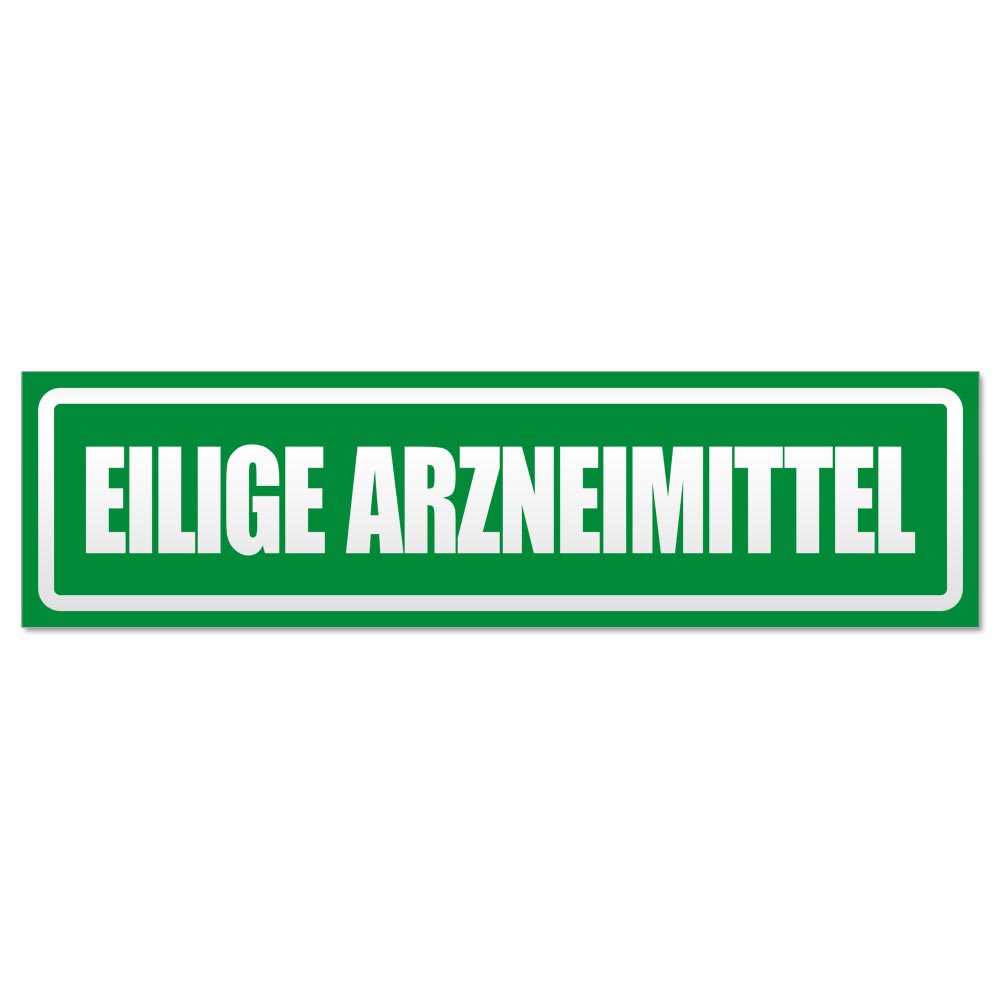 Eilige Arzneimittel invertiert Magnetschild Schild magnetisch - Picture 15 of 25