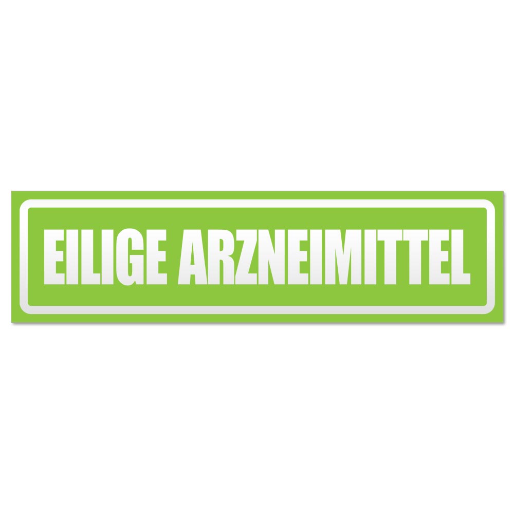 Eilige Arzneimittel invertiert Magnetschild Schild magnetisch - Picture 8 of 25