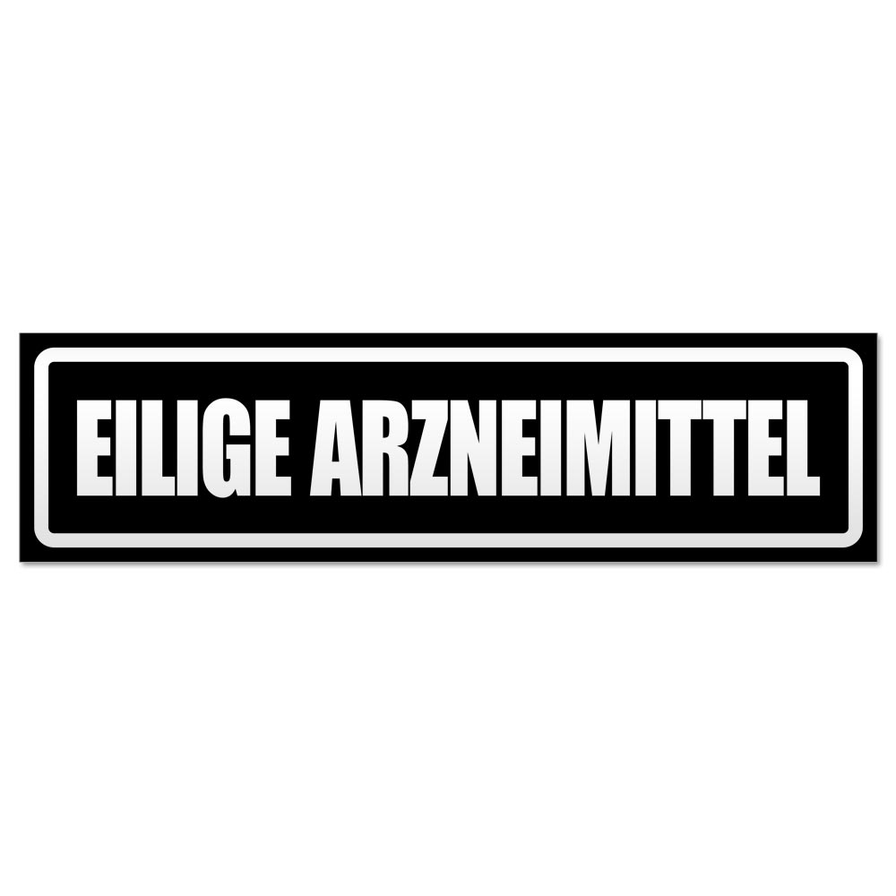 Eilige Arzneimittel invertiert Magnetschild Schild magnetisch - Picture 9 of 25