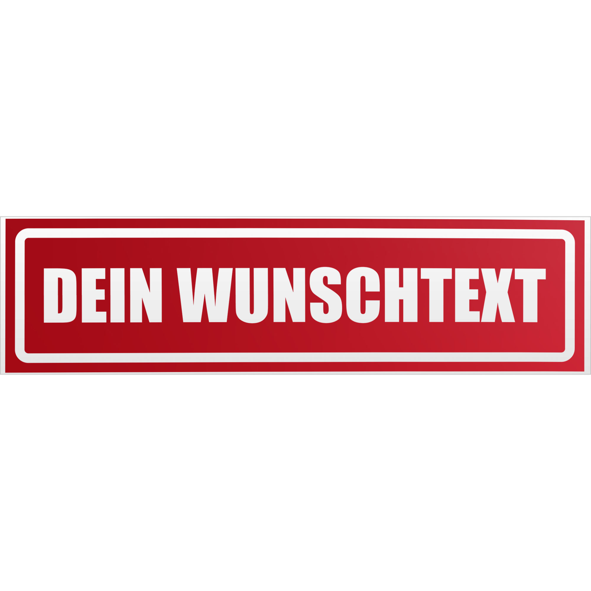 www.wunschtext.de gestreift Magnetschild Schild magnetisch 