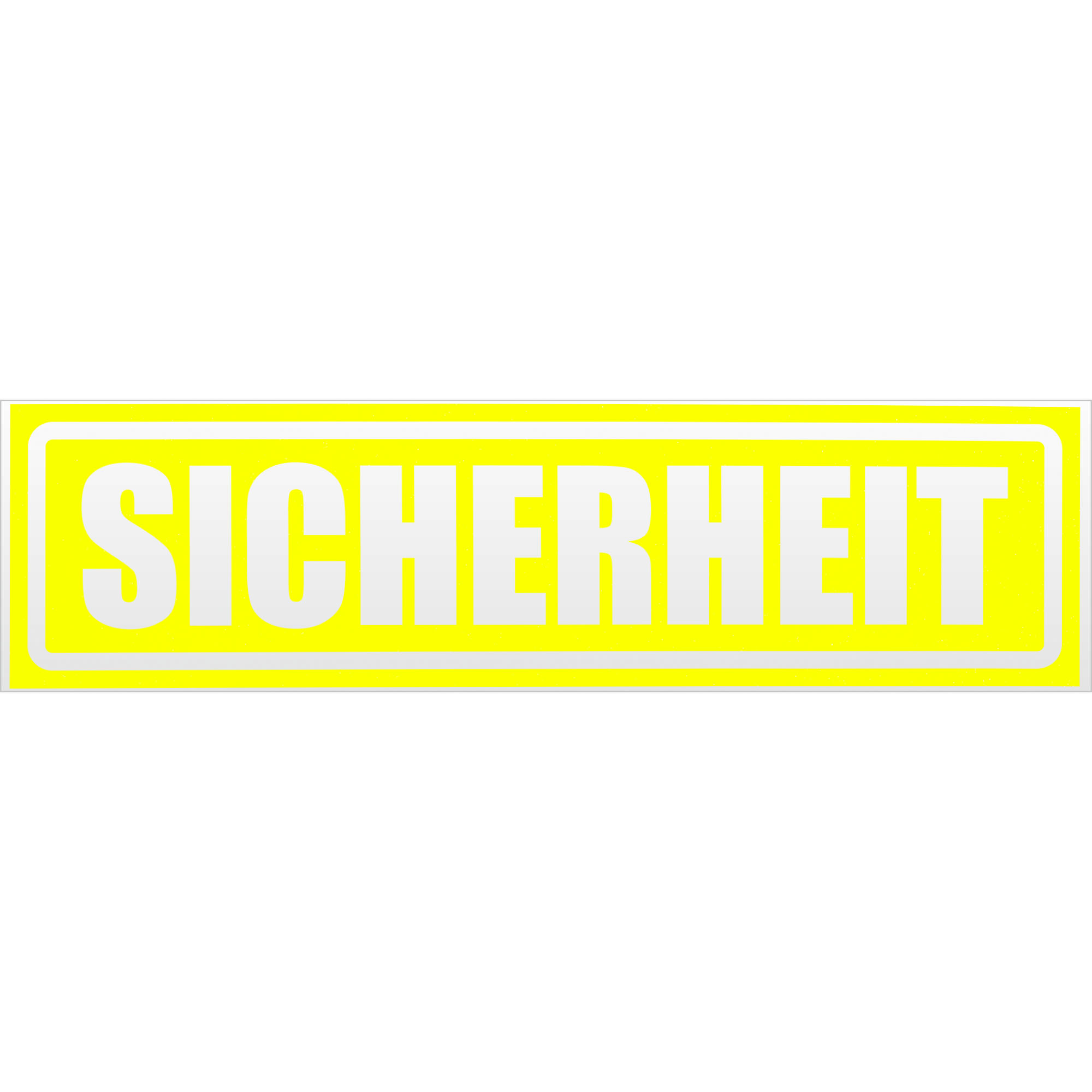 Sicherheit Security invertiert Magnetschild Schild magnetisch - Picture 16 of 25