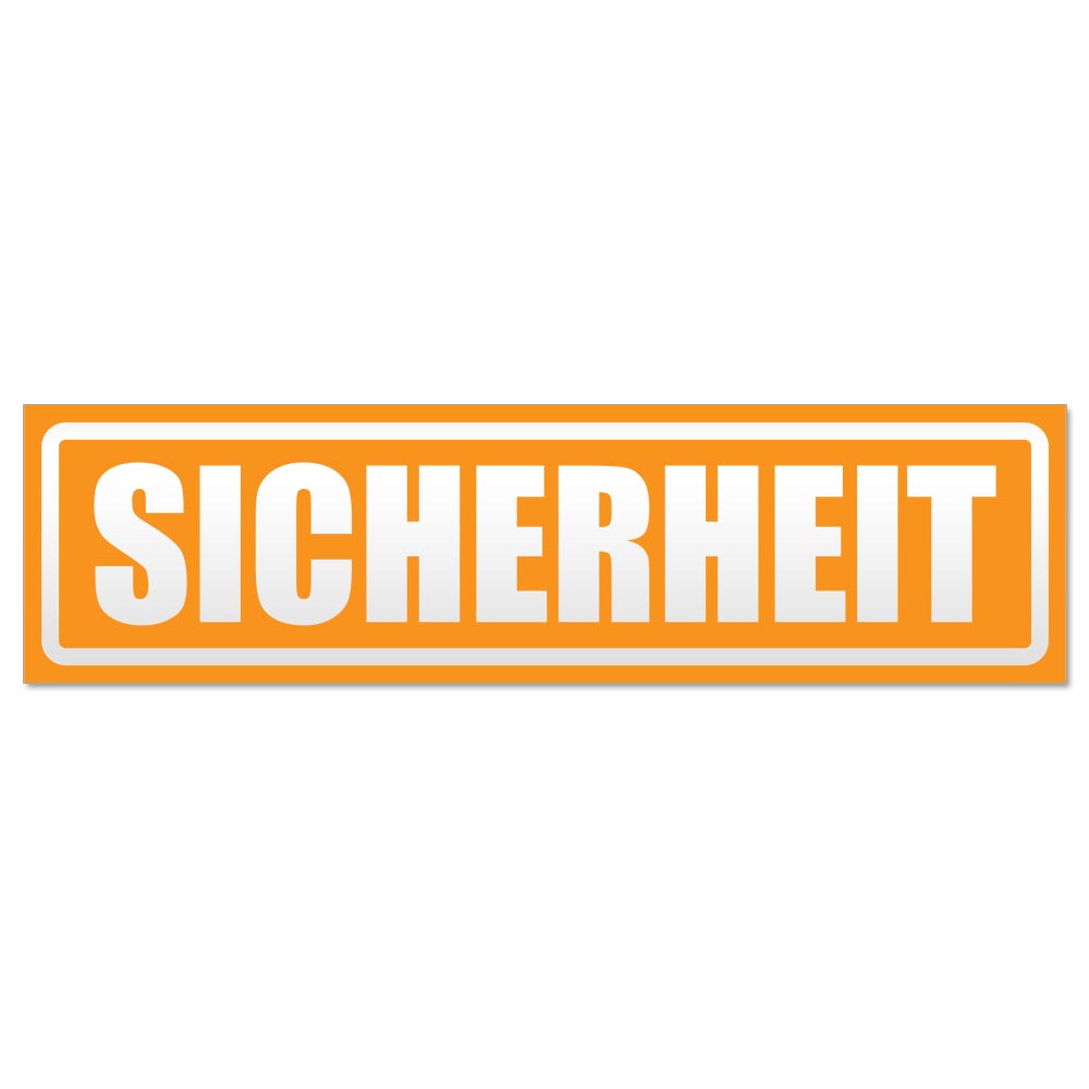 Sicherheit Security invertiert Magnetschild Schild magnetisch - Picture 14 of 25