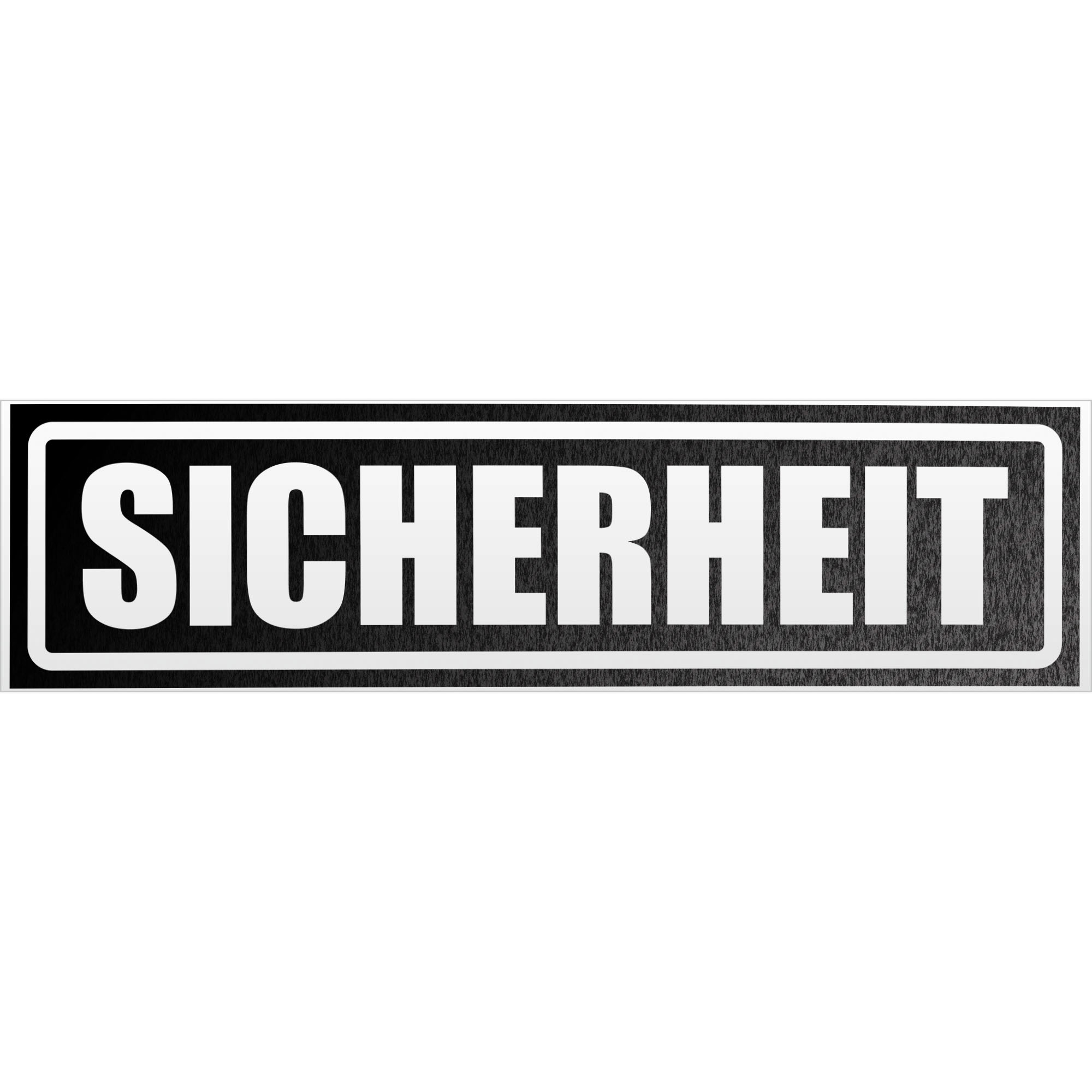 Sicherheit Security invertiert Magnetschild Schild magnetisch - Picture 25 of 25