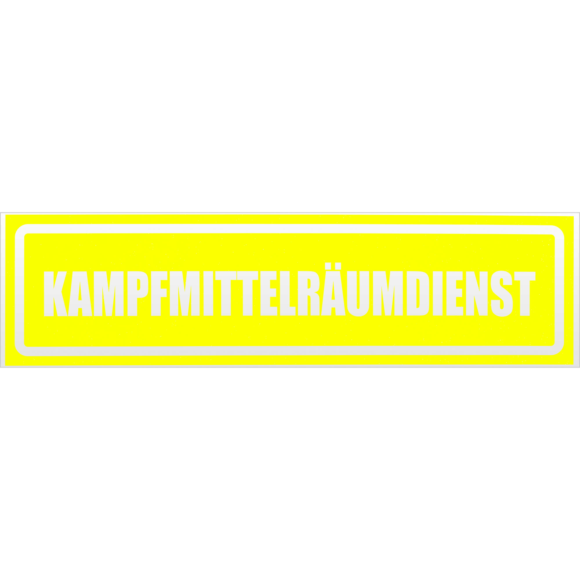 Kampfmittelräumdienst invertiert Magnetschild Schild magnetisch - Picture 16 of 25