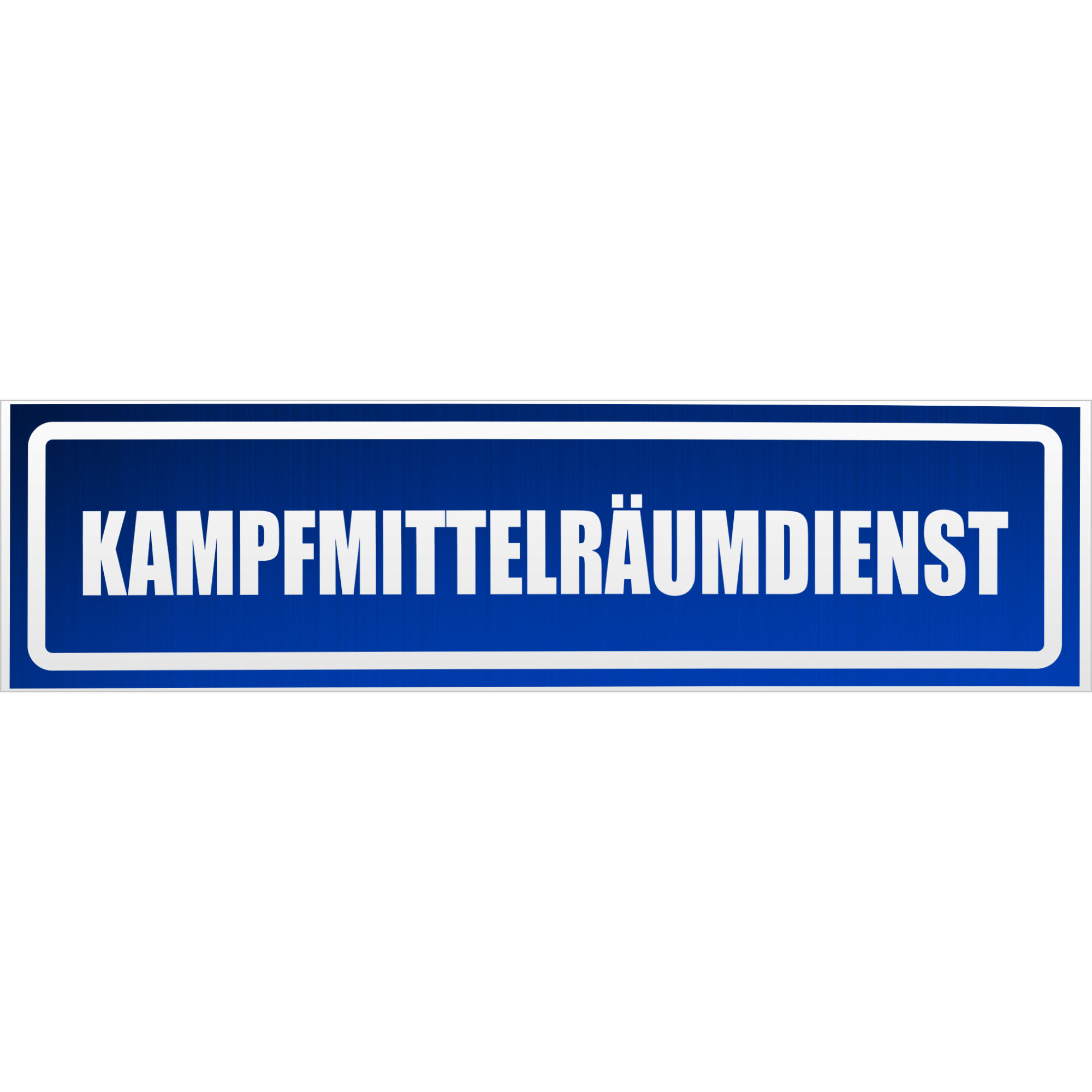 Kampfmittelräumdienst invertiert Magnetschild Schild magnetisch - Picture 24 of 25