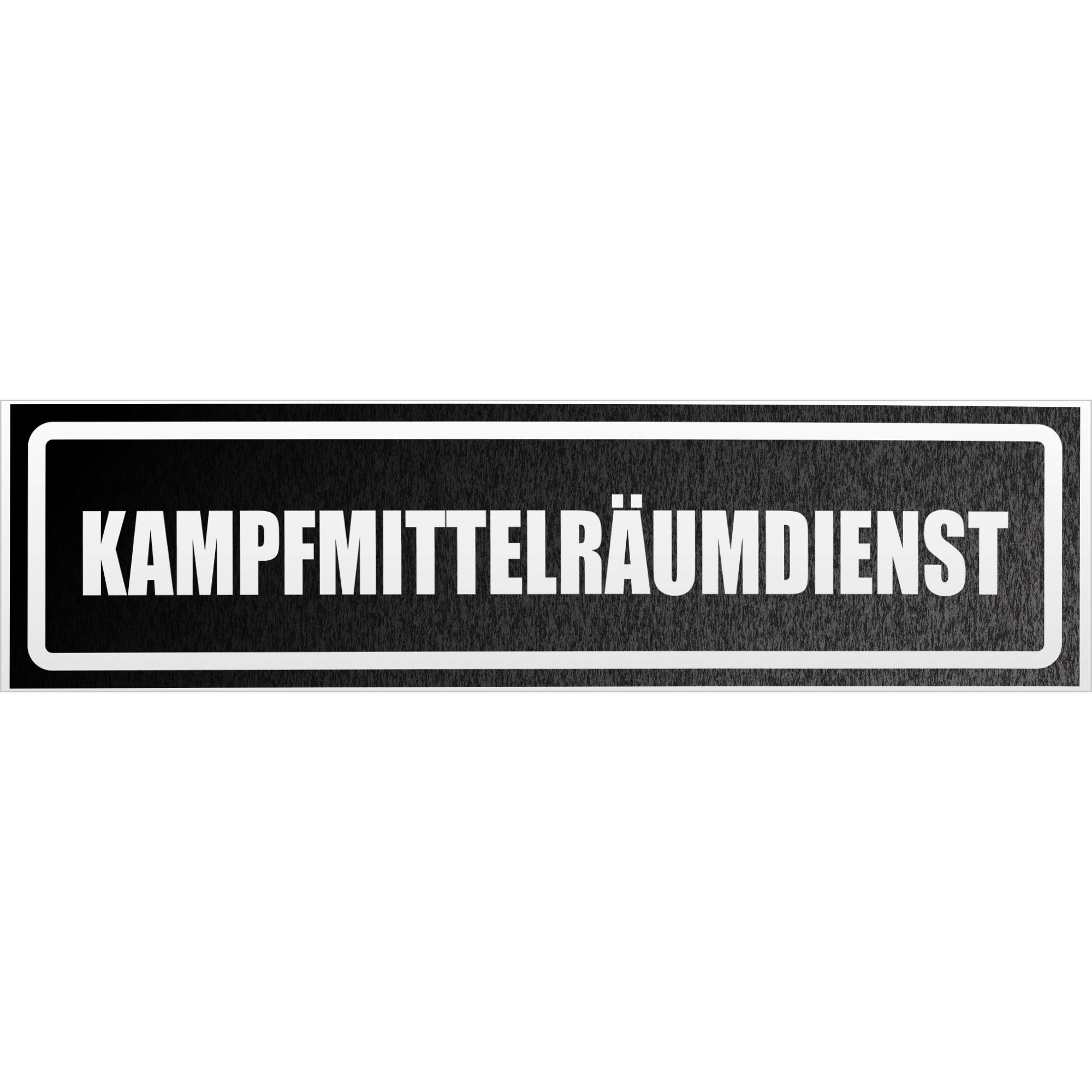 Kampfmittelräumdienst invertiert Magnetschild Schild magnetisch - Picture 25 of 25