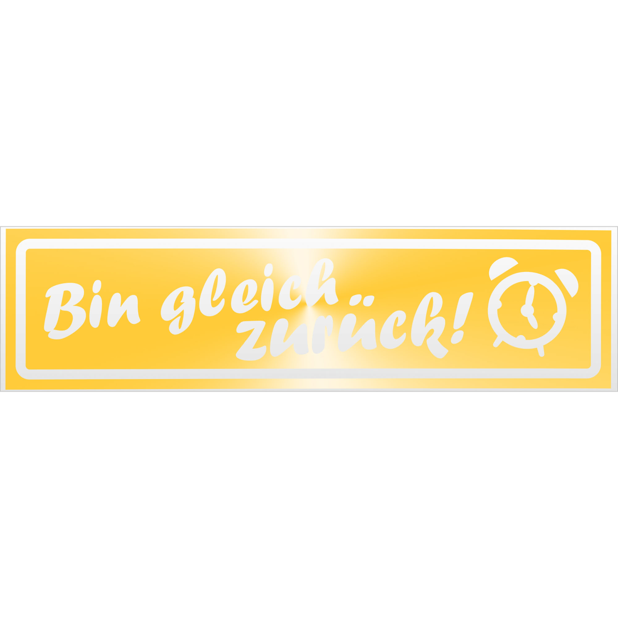 Torno subito indietro targhetta magnetica invertita insegna magnetica - Foto 21 di 25