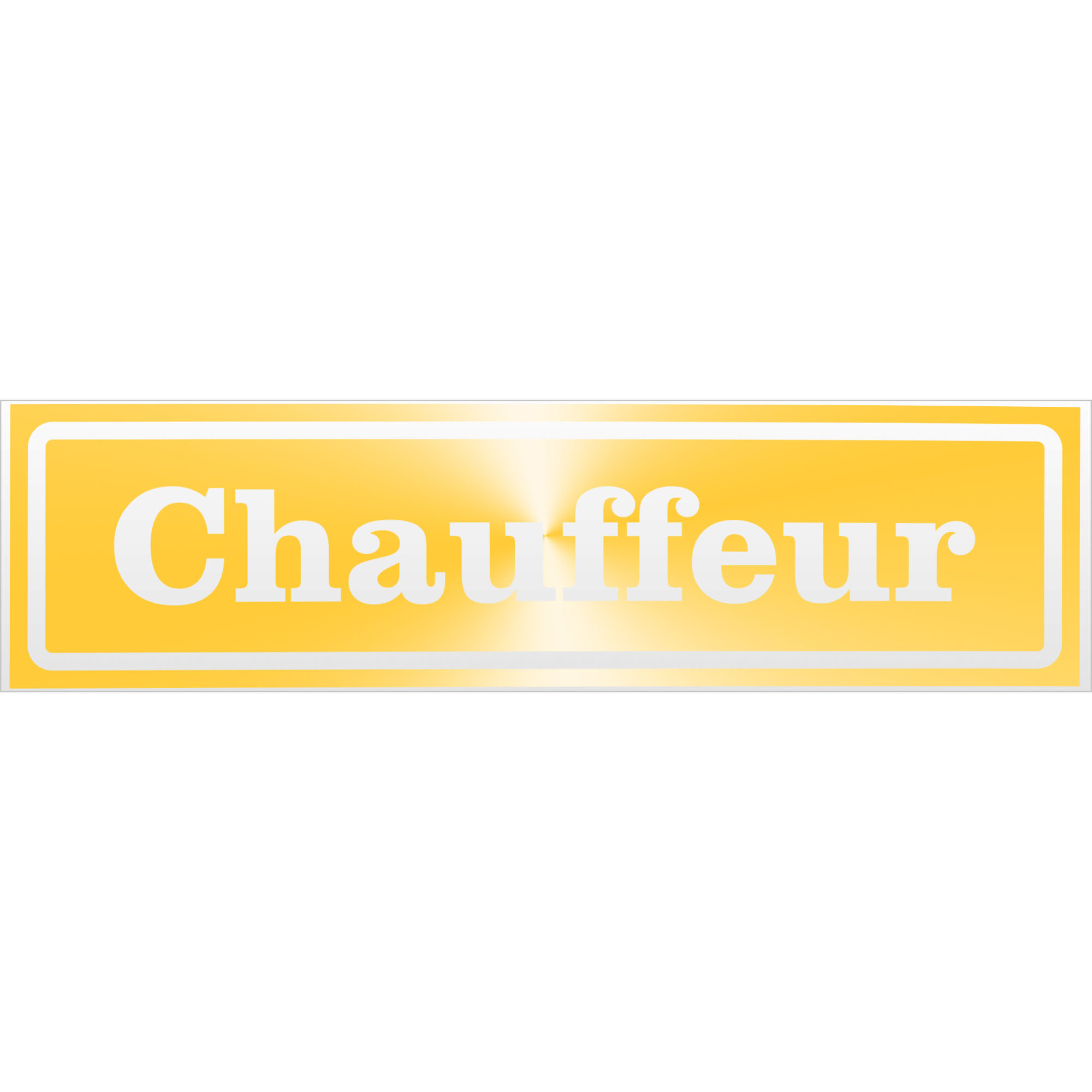 Chauffeur invertiert Magnetschild Schild magnetisch - Picture 21 of 25