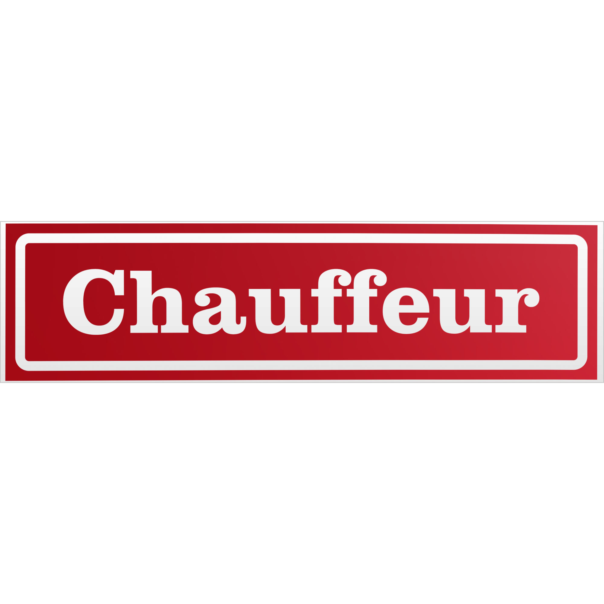 Chauffeur invertiert Magnetschild Schild magnetisch - Picture 22 of 25