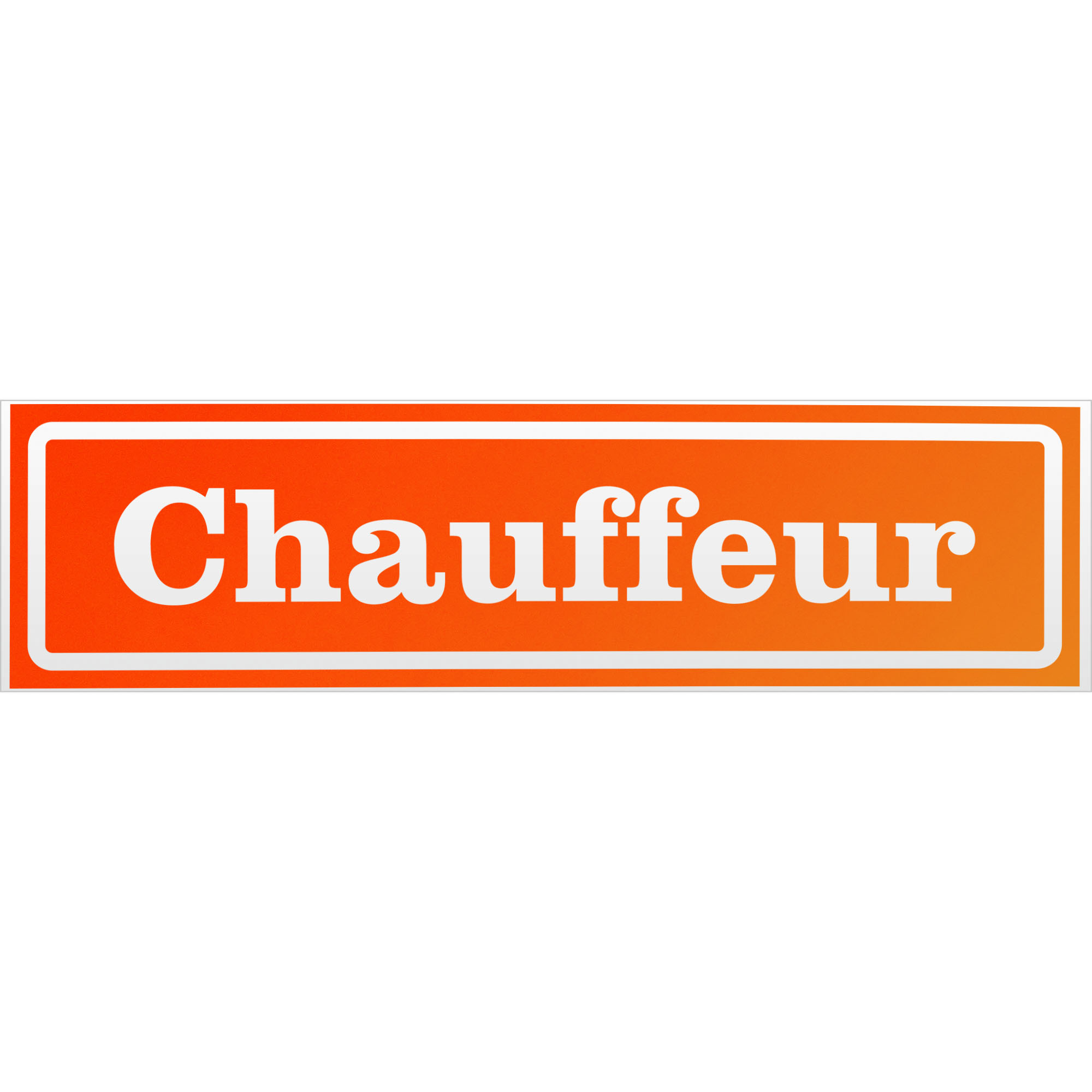 Chauffeur invertiert Magnetschild Schild magnetisch - Picture 17 of 25