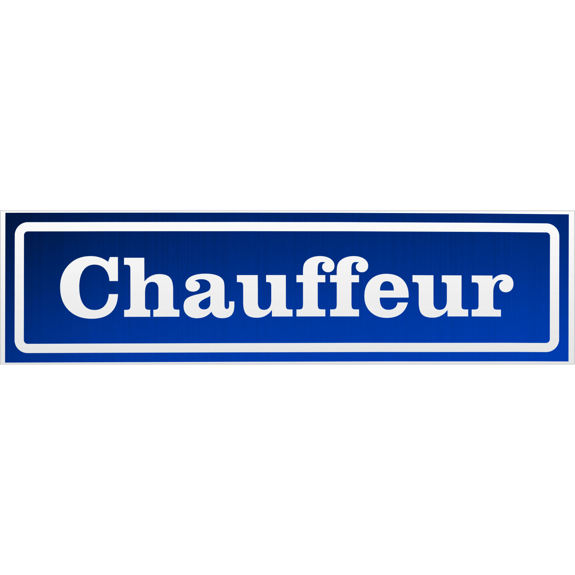 Chauffeur invertiert Magnetschild Schild magnetisch - Picture 24 of 25