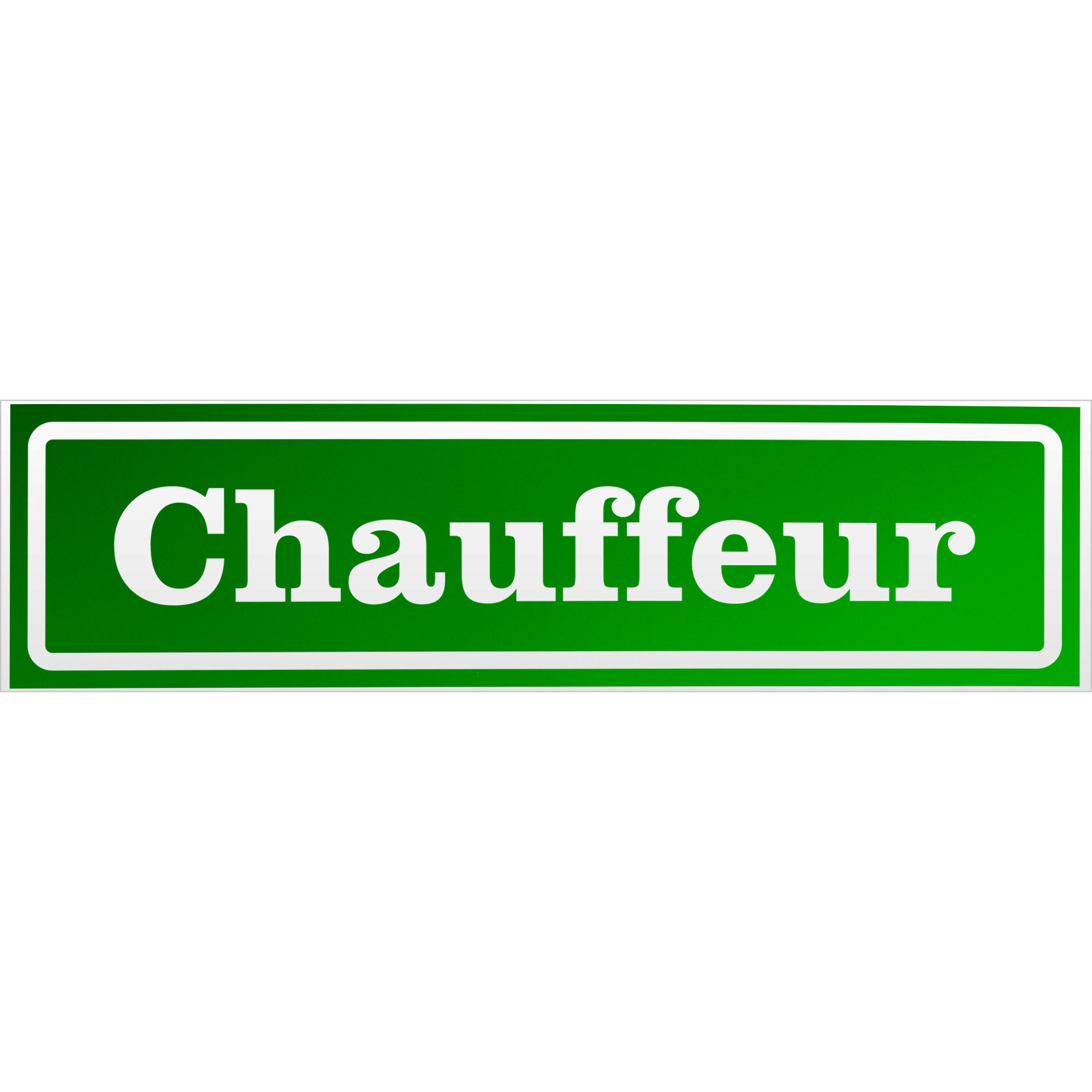 Chauffeur invertiert Magnetschild Schild magnetisch - Picture 23 of 25