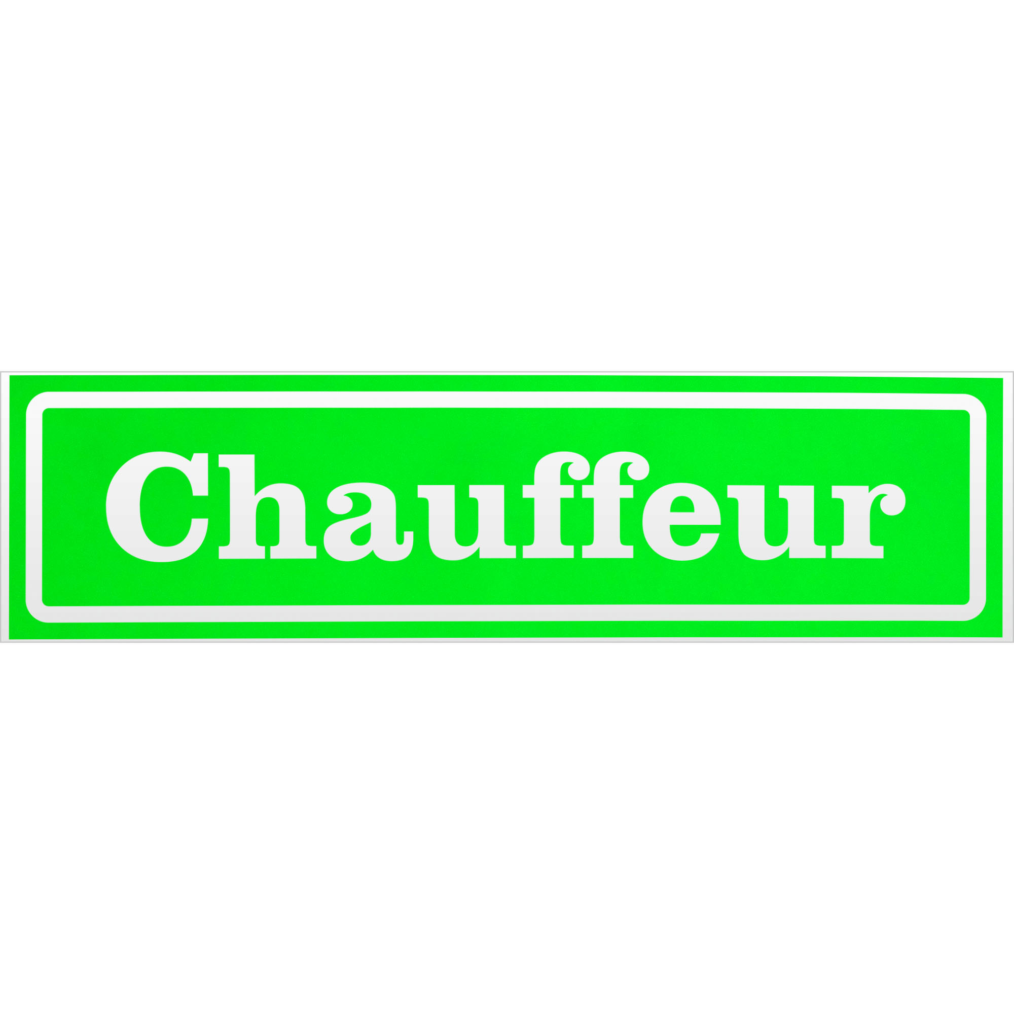 Chauffeur invertiert Magnetschild Schild magnetisch - Picture 19 of 25
