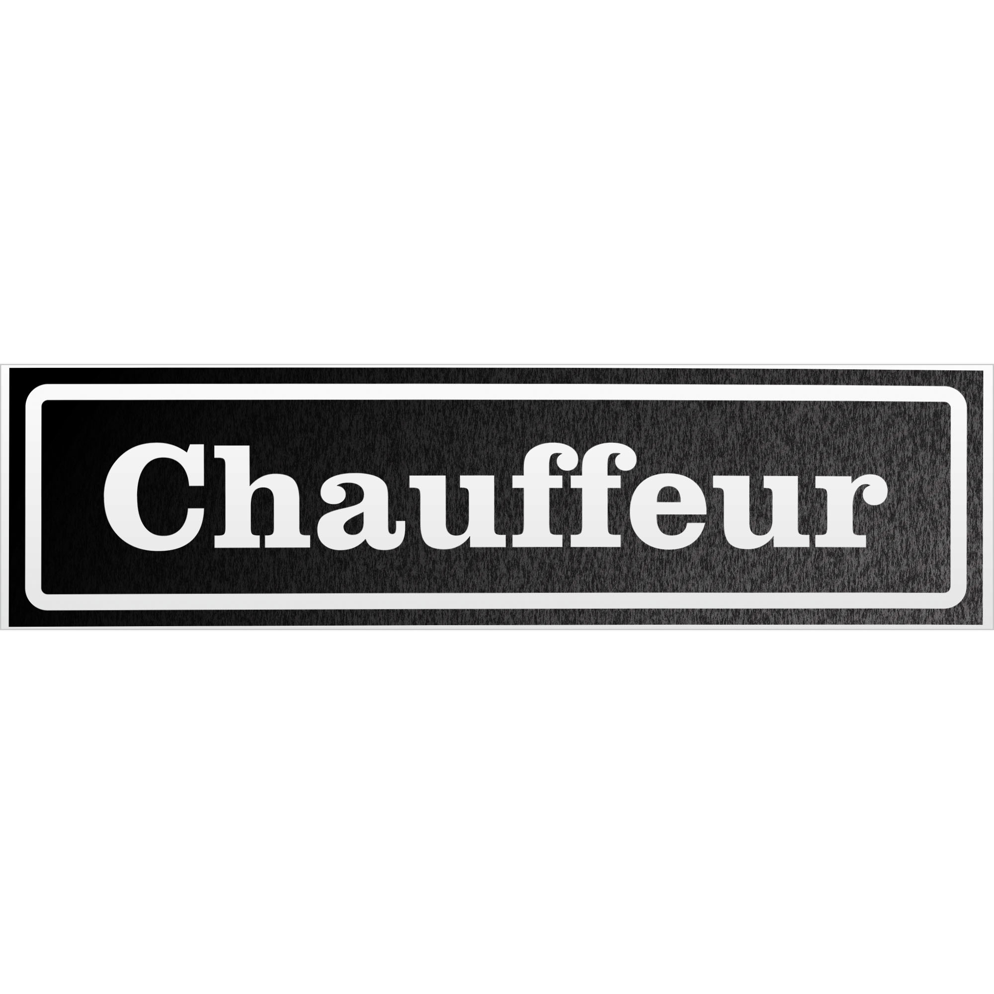 Chauffeur invertiert Magnetschild Schild magnetisch - Picture 25 of 25