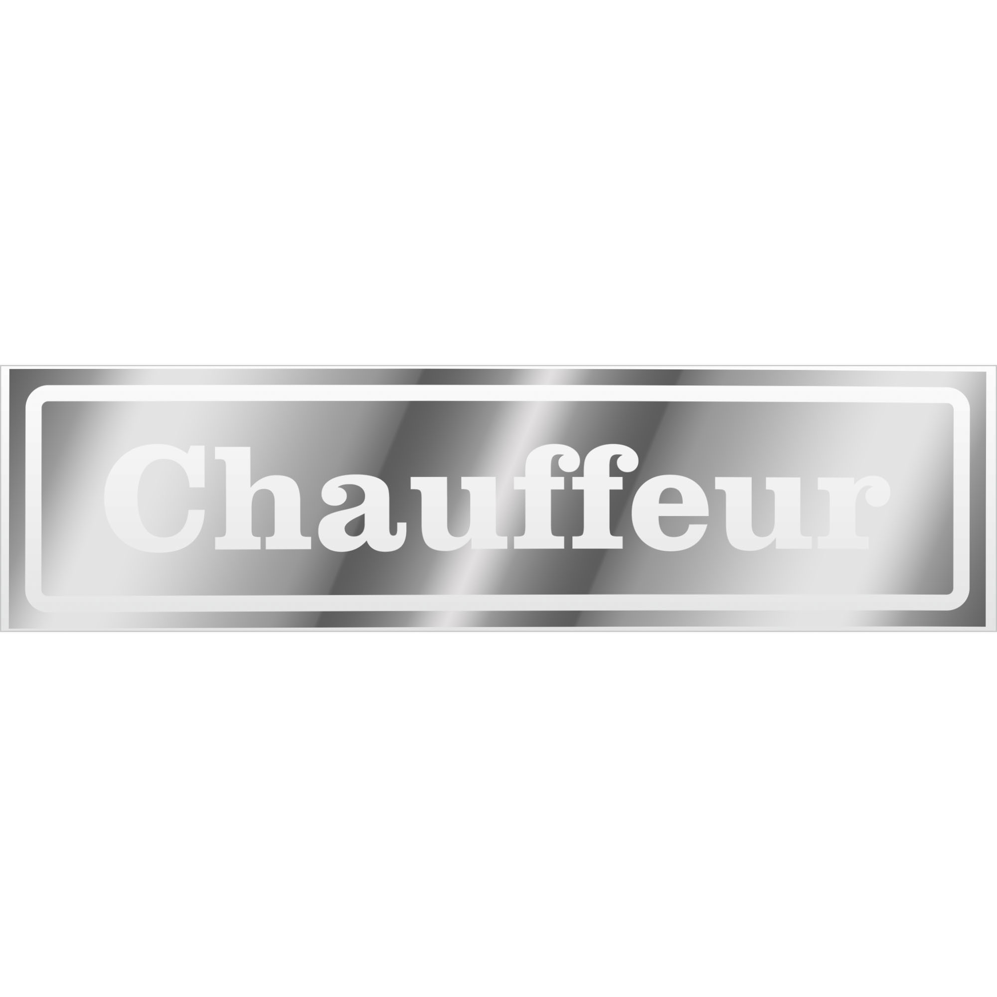 Chauffeur invertiert Magnetschild Schild magnetisch - Picture 20 of 25
