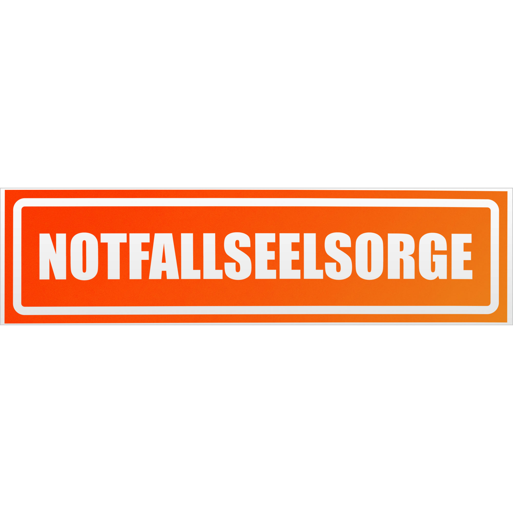 Notfallseelsorge invertiert Magnetschild Schild magnetisch - Picture 17 of 25