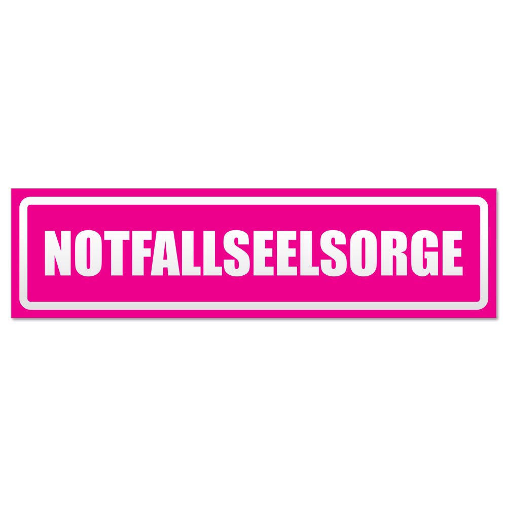Notfallseelsorge invertiert Magnetschild Schild magnetisch - Picture 13 of 25