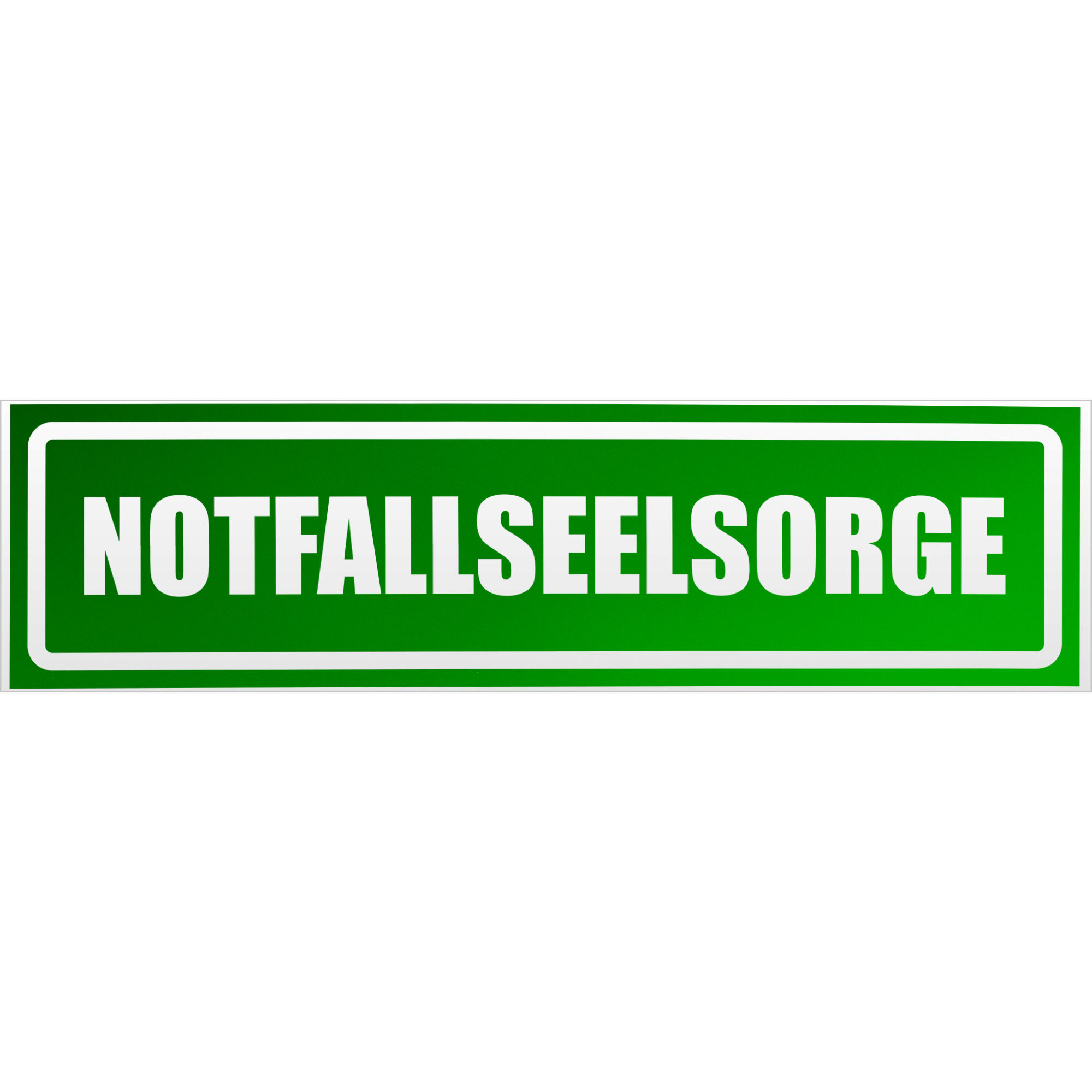 Notfallseelsorge invertiert Magnetschild Schild magnetisch - Picture 23 of 25