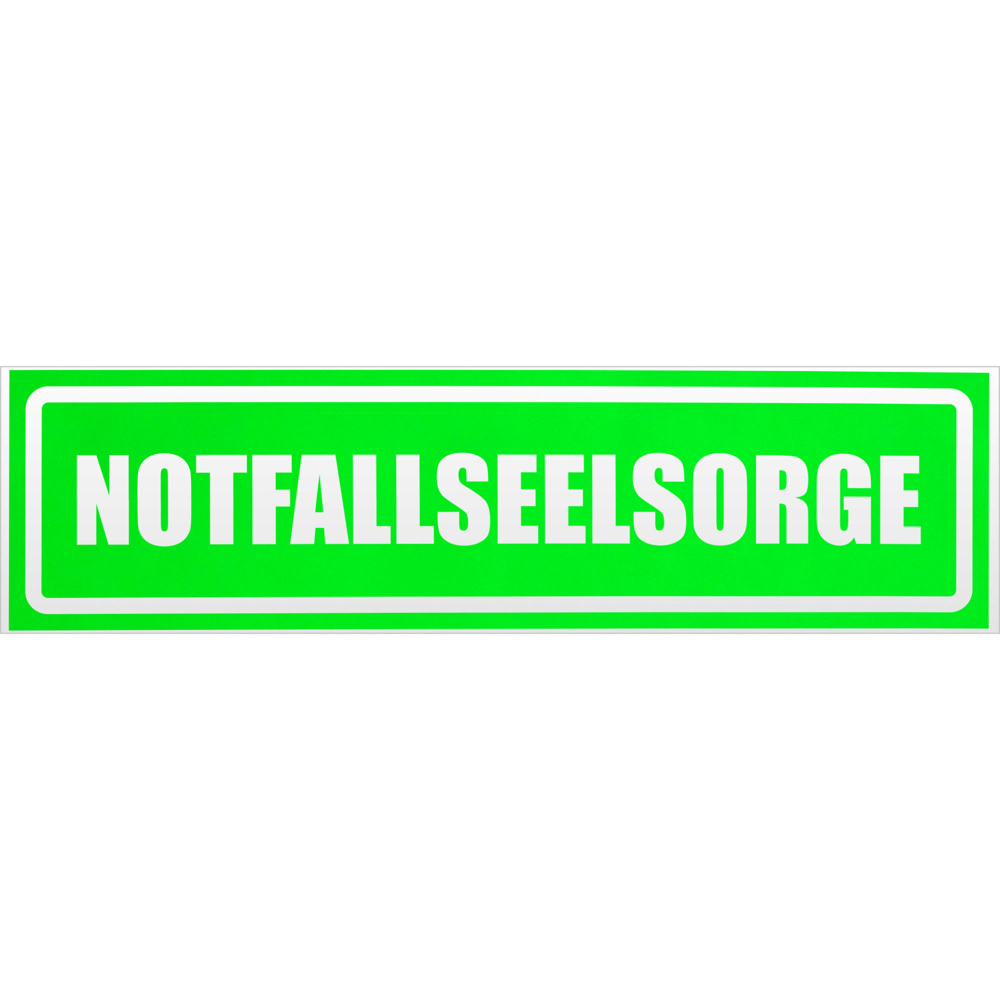 Notfallseelsorge invertiert Magnetschild Schild magnetisch - Picture 19 of 25