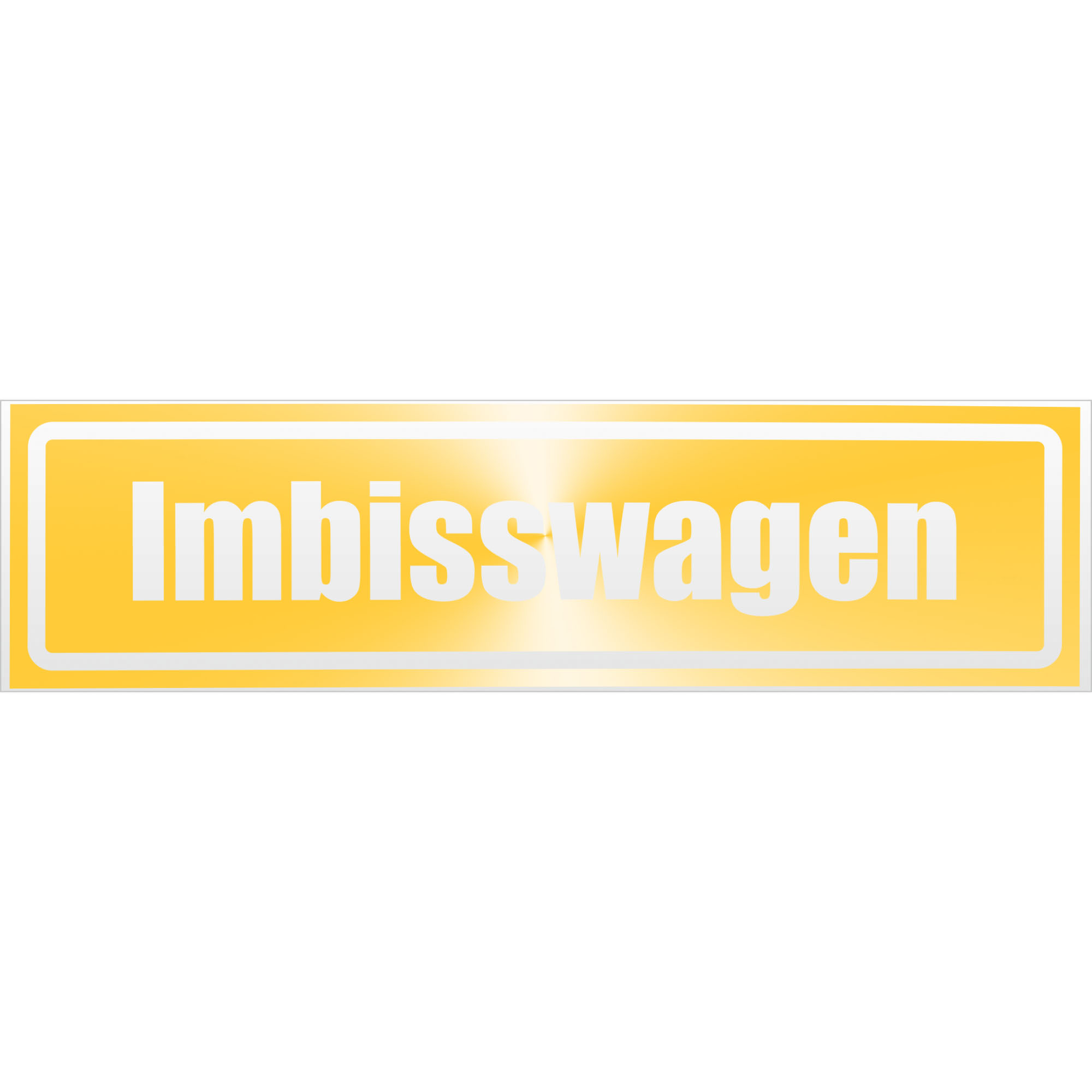 Imbisswagen invertiert Magnetschild Schild magnetisch - Picture 9 of 25