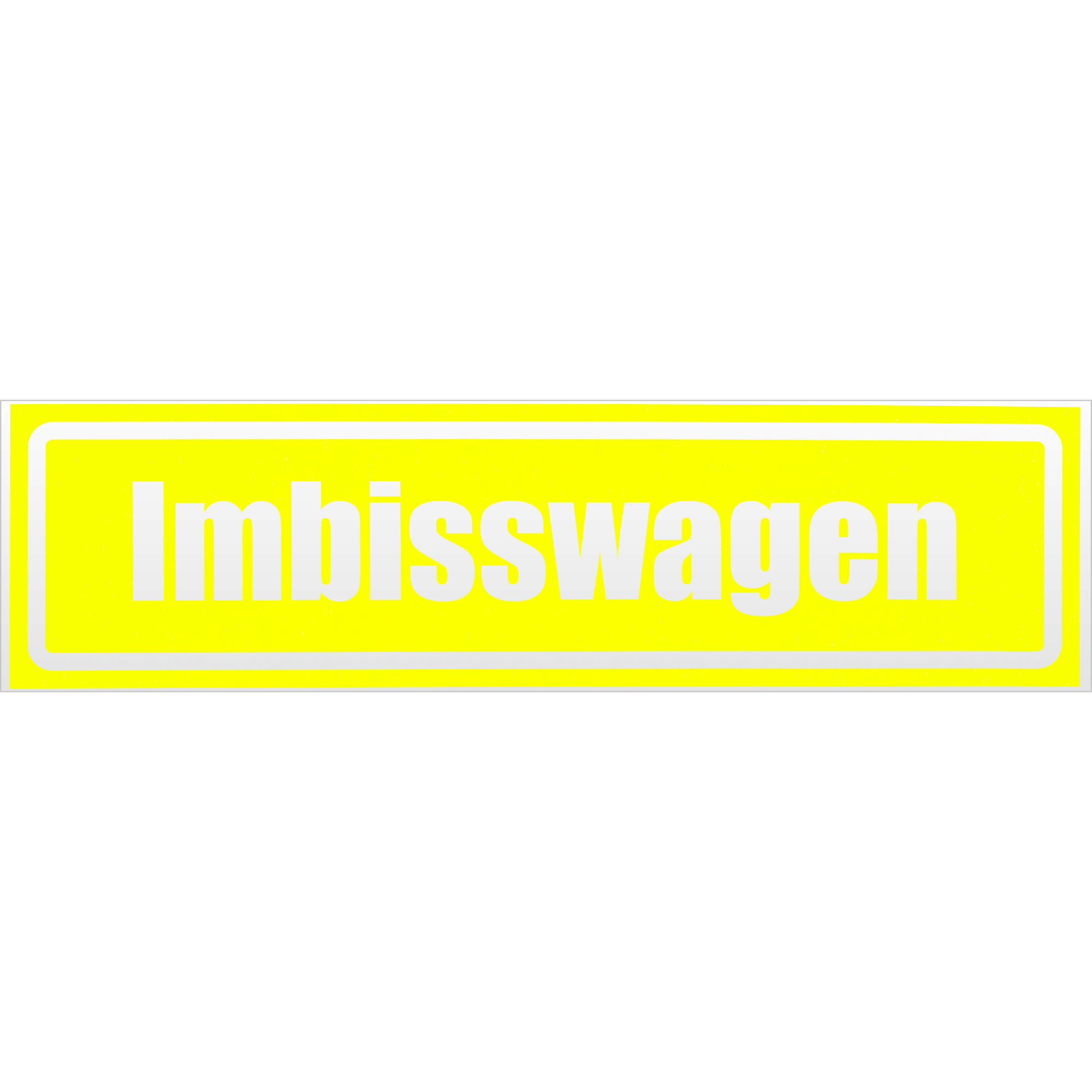 Imbisswagen invertiert Magnetschild Schild magnetisch - Picture 14 of 25