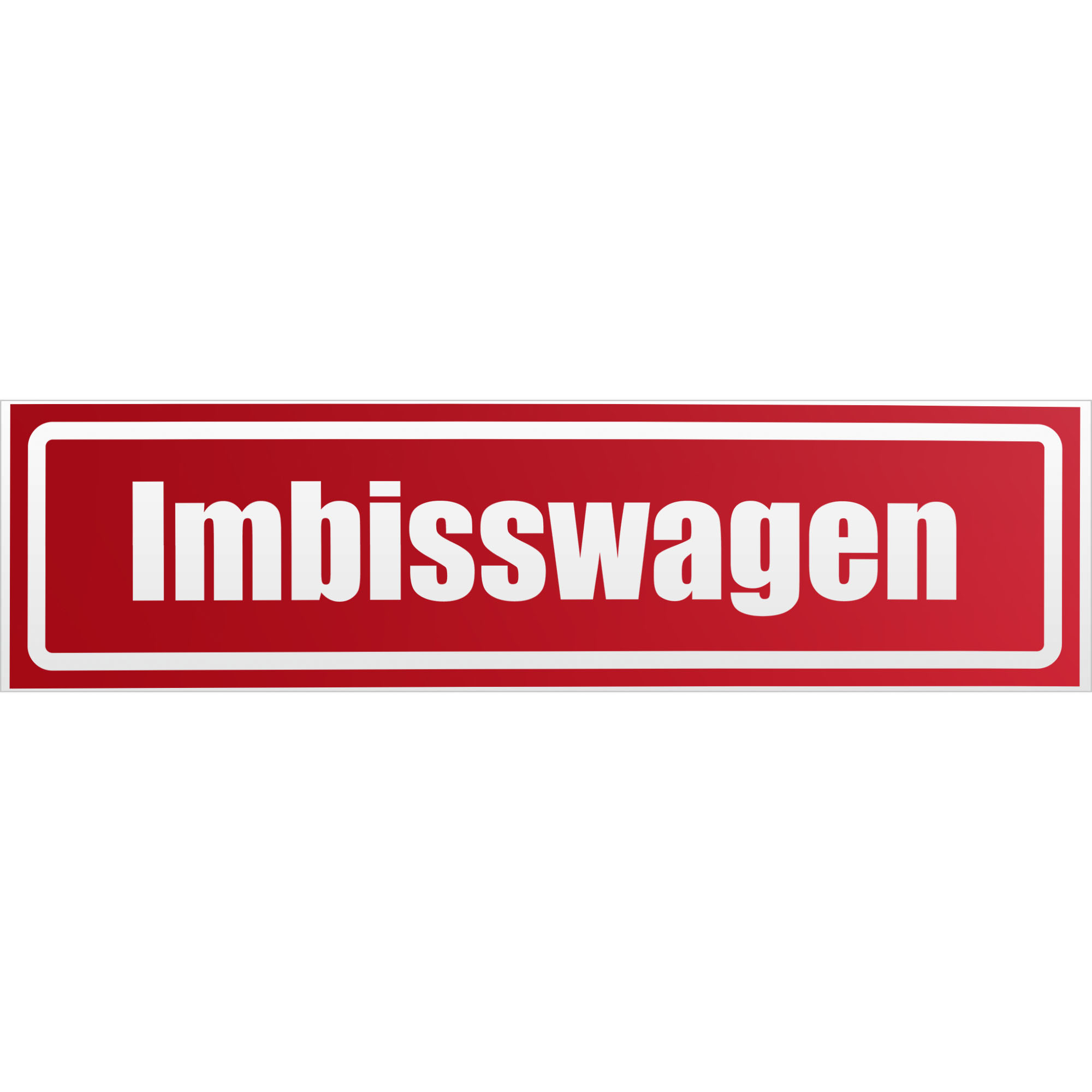 Imbisswagen invertiert Magnetschild Schild magnetisch - Picture 21 of 25