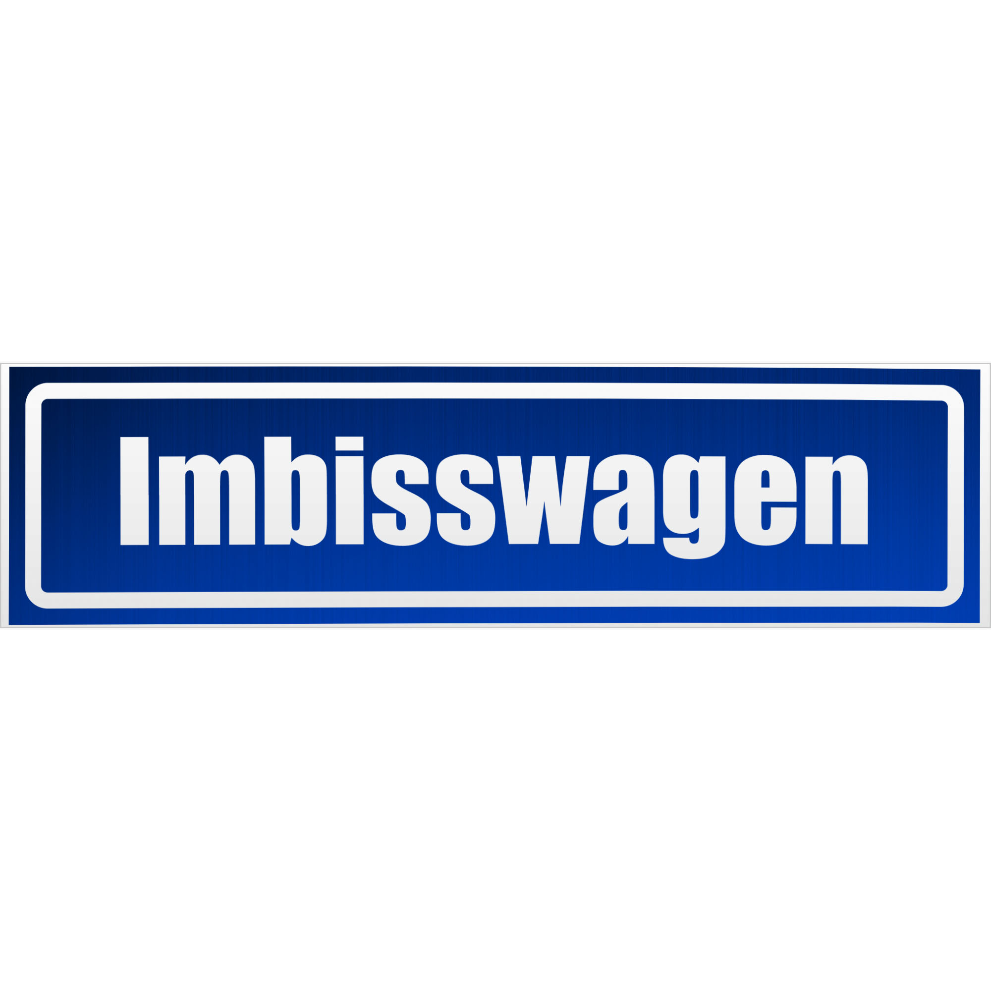 Imbisswagen invertiert Magnetschild Schild magnetisch - Picture 6 of 25