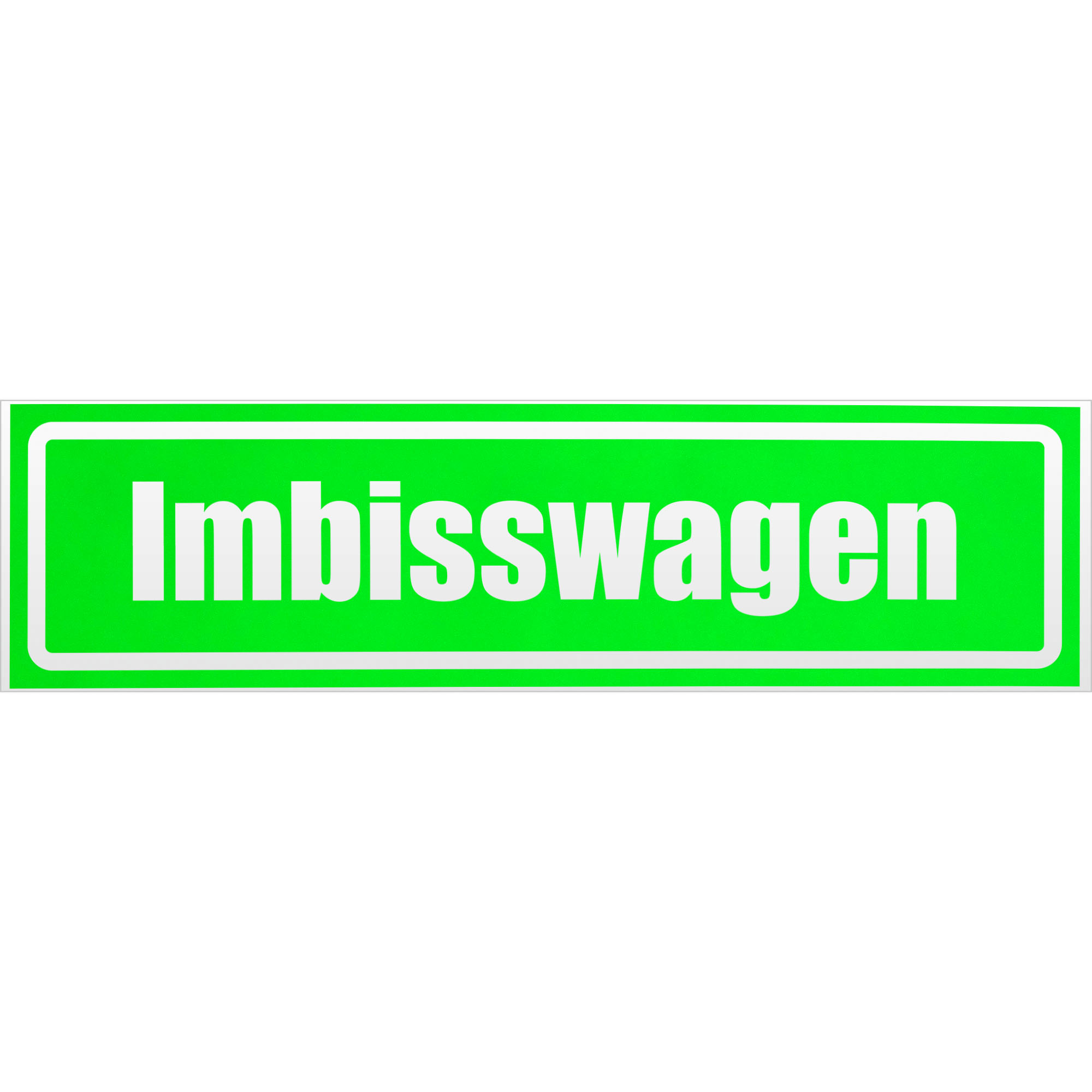 Imbisswagen invertiert Magnetschild Schild magnetisch - Picture 15 of 25