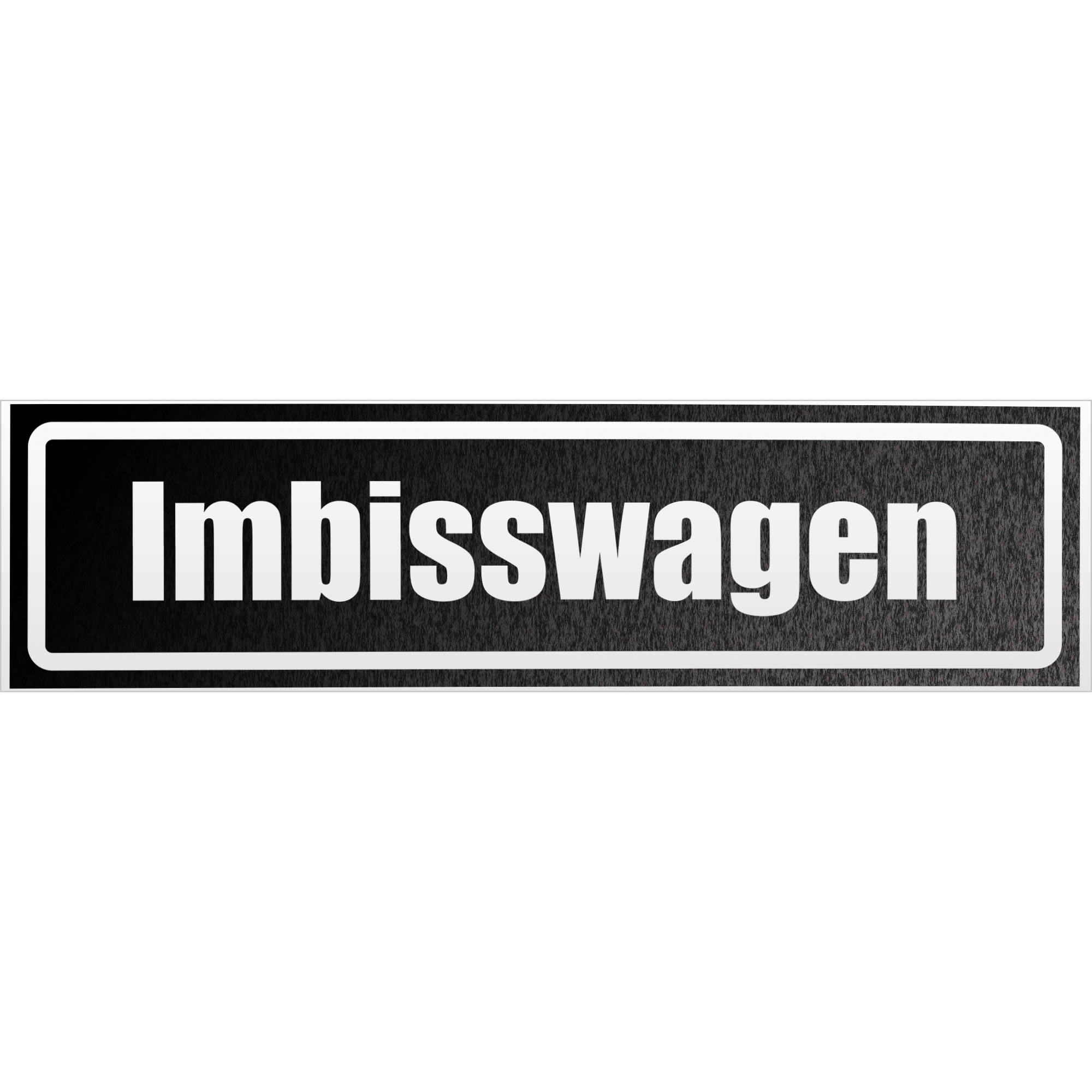 Imbisswagen invertiert Magnetschild Schild magnetisch - Picture 23 of 25