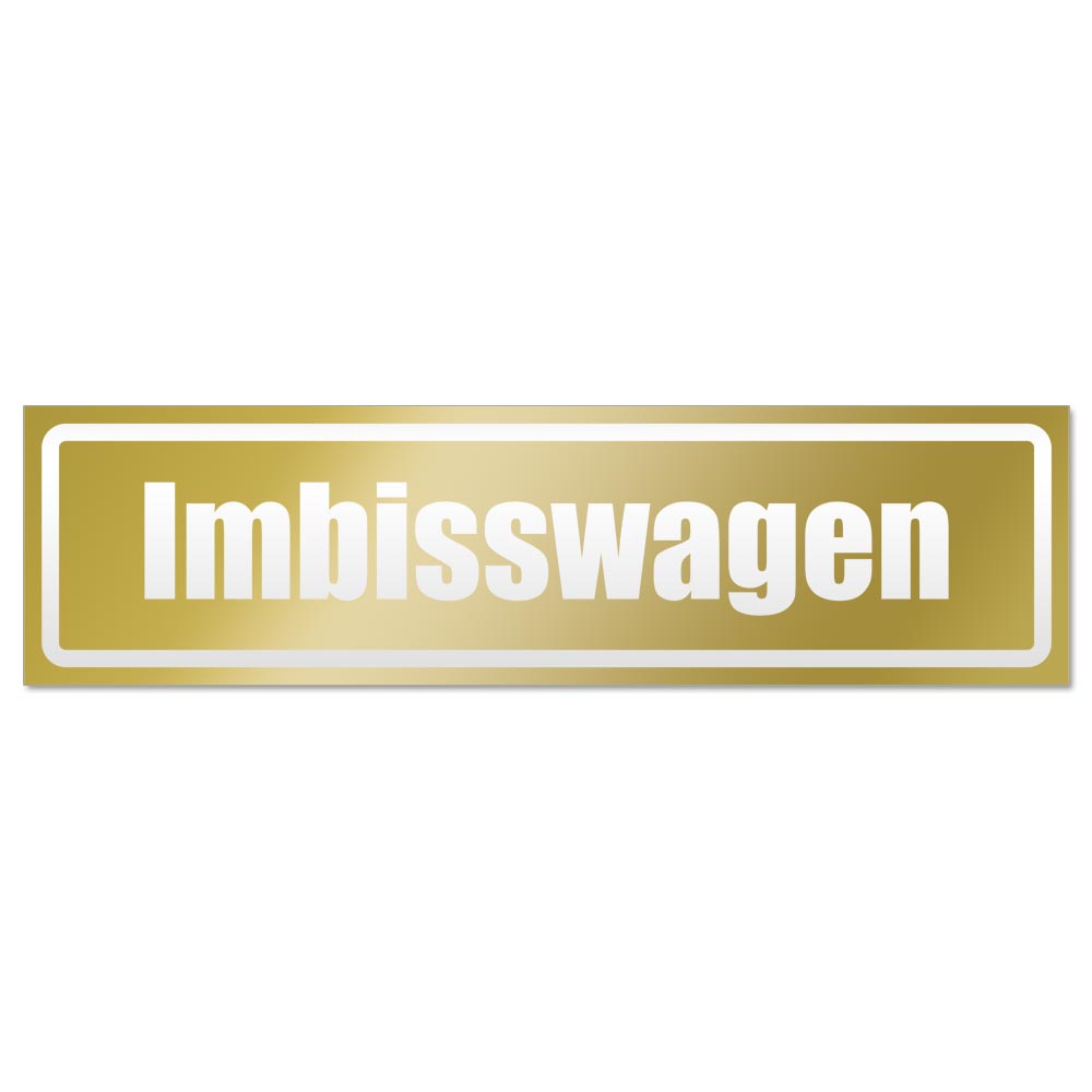 Imbisswagen invertiert Magnetschild Schild magnetisch - Picture 10 of 25