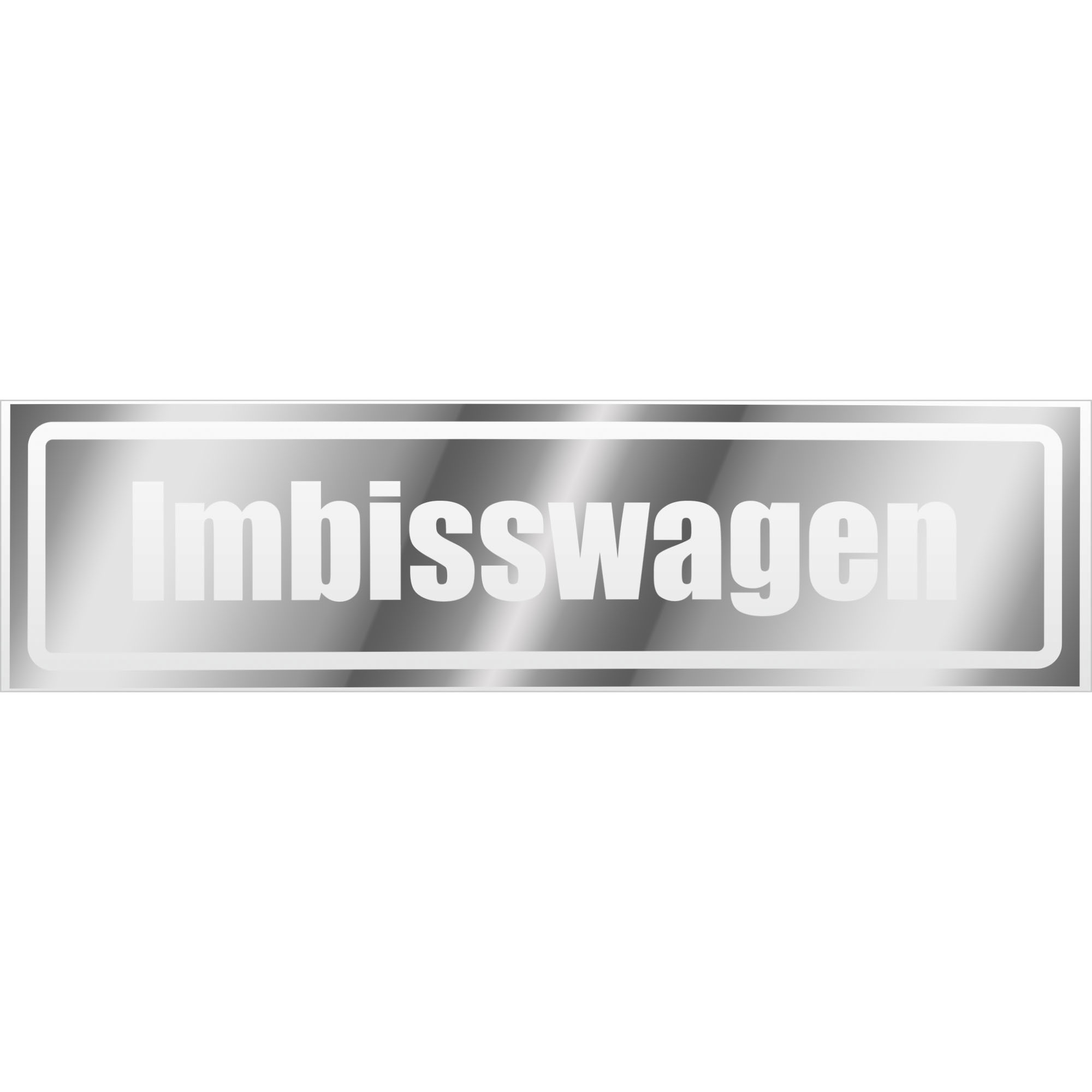 Imbisswagen invertiert Magnetschild Schild magnetisch - Picture 7 of 25