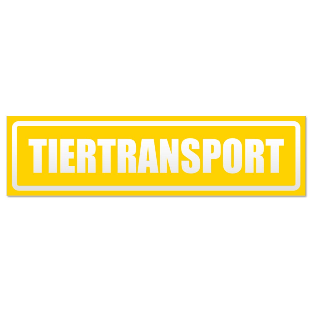 Tiertransport invertiert Magnetschild Schild magnetisch - Picture 5 of 25