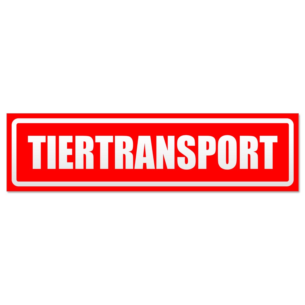 Tiertransport invertiert Magnetschild Schild magnetisch - Picture 7 of 25